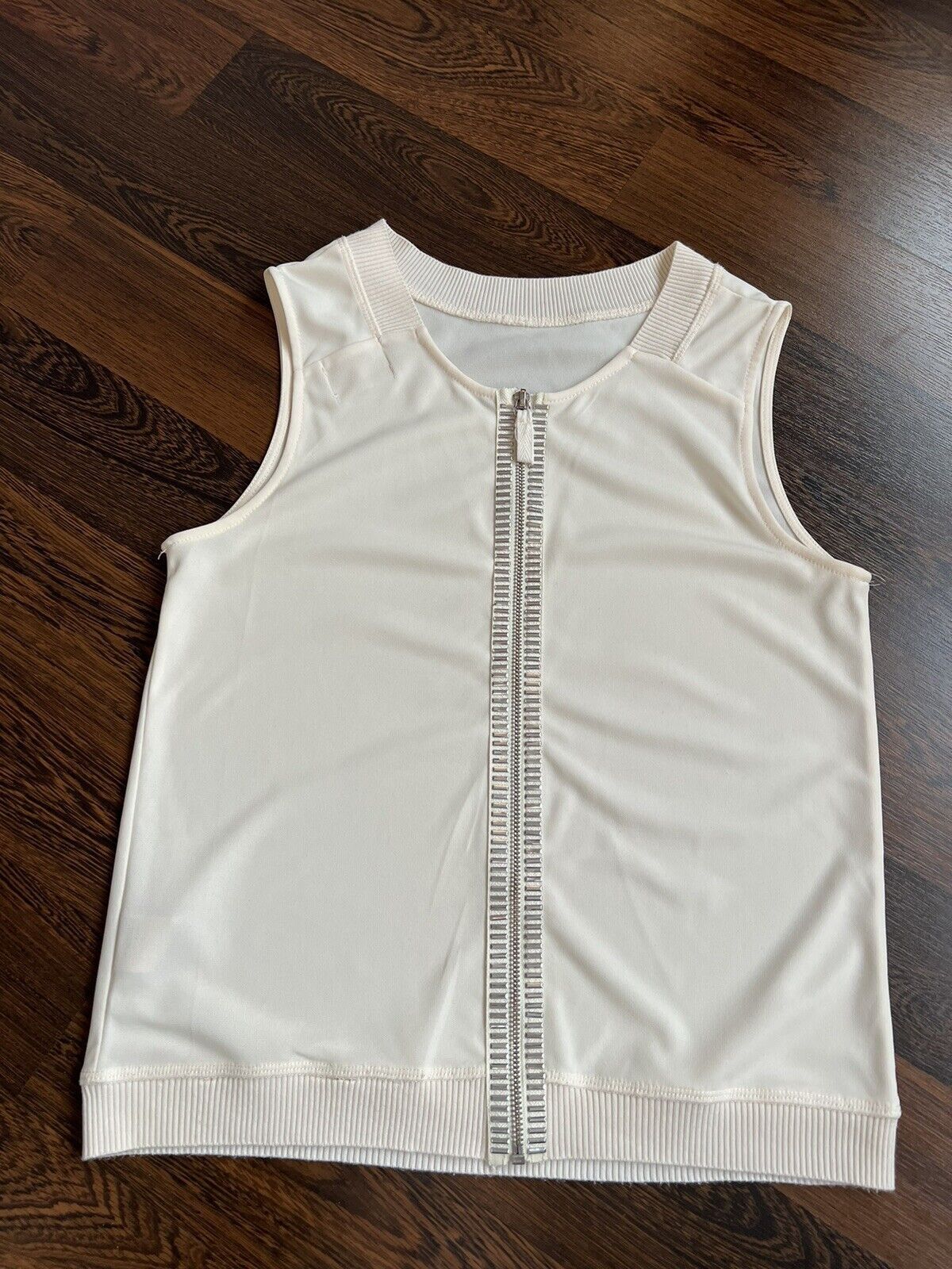 Jean Paul Gaultier Jean Paul Gaultier Lindex Tank Top Ivory Size S Size S / US 4 / IT 40 - 12 Thumbnail