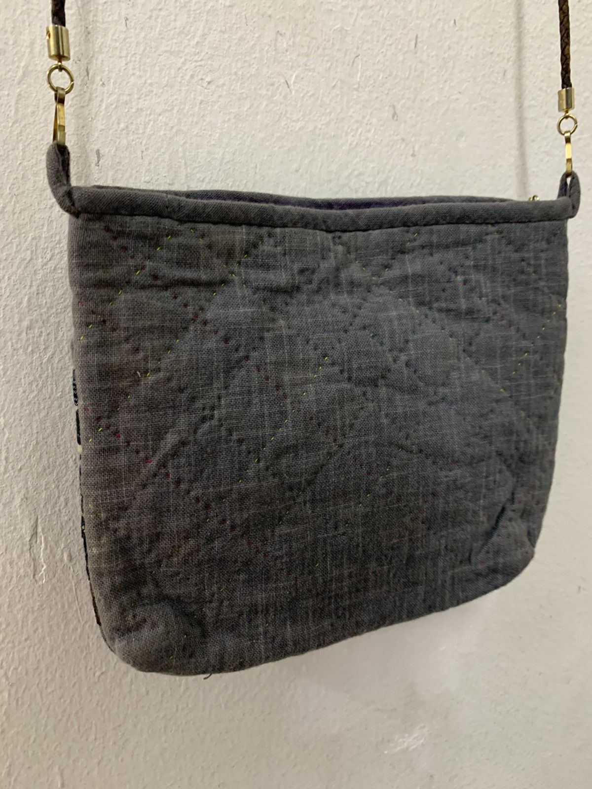 Japanese Brand Sling Bag Boro Style Small Size ONE SIZE - 4 Thumbnail