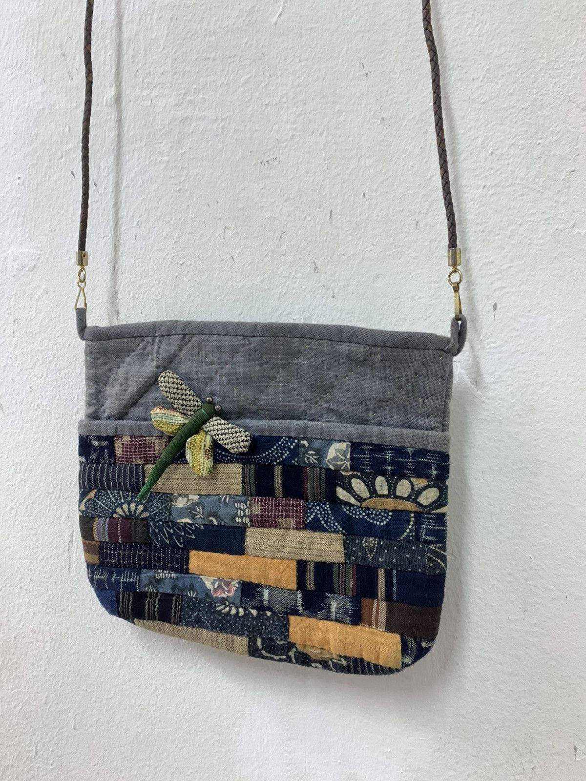 Japanese Brand Sling Bag Boro Style Small Size ONE SIZE - 2 Thumbnail