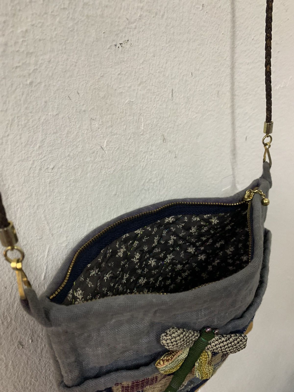 Japanese Brand Sling Bag Boro Style Small Size ONE SIZE - 6 Thumbnail