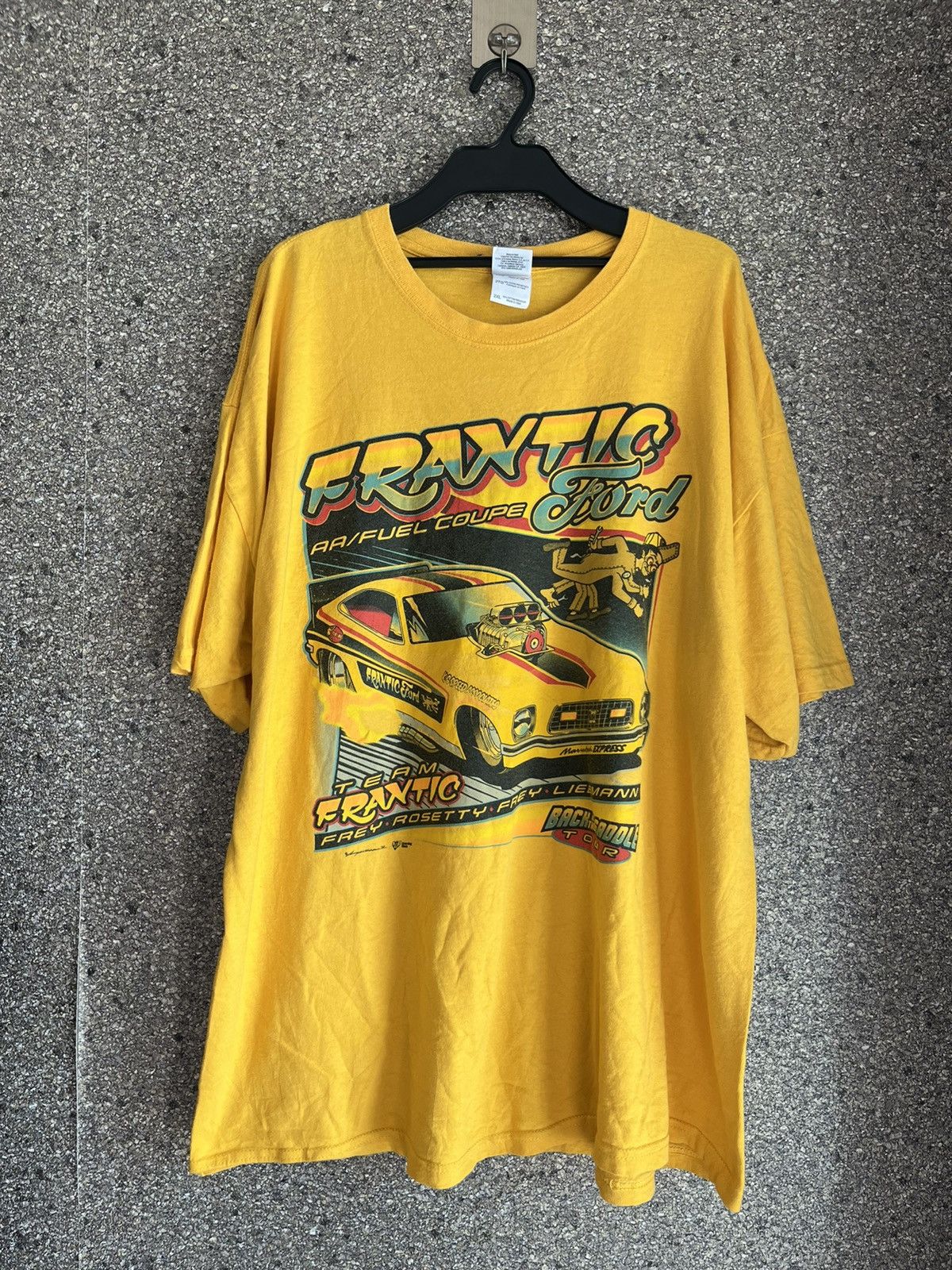 Image of Made In USA x Vintage Frantic Ford Ft75 in Yellow, Men's (Size 2XL)