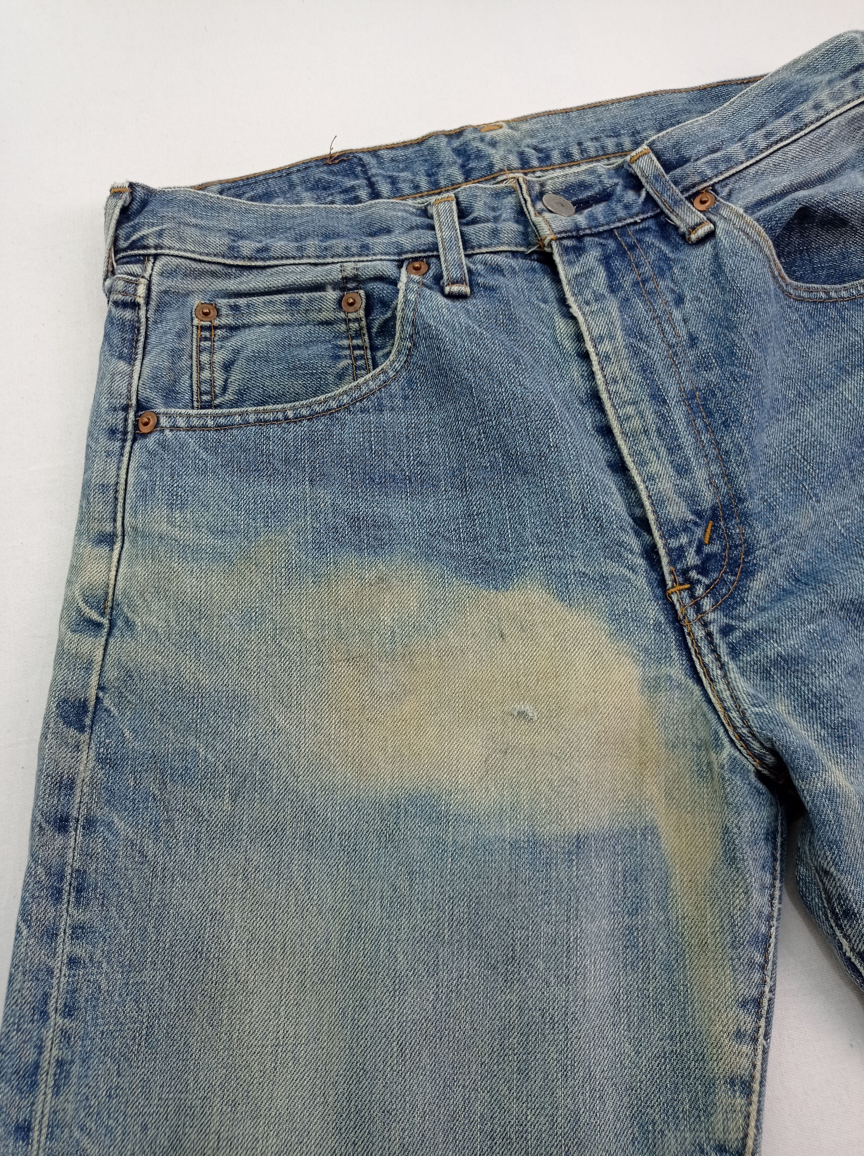 Levi's Levi's 502 Big E Selvage Disstrested Denim Size US 30 / EU 46 - 19 Thumbnail