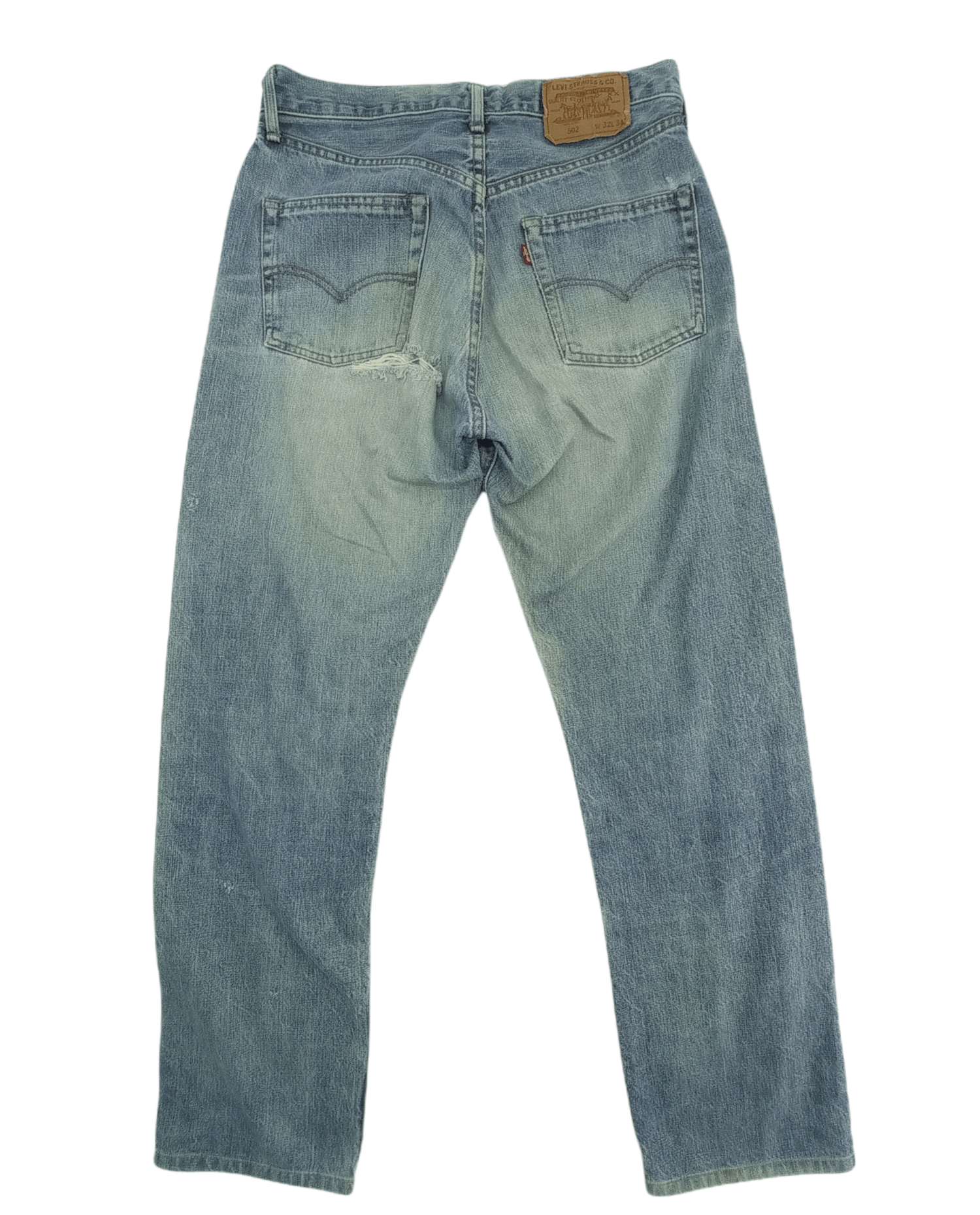 Levi's Levi's 502 Big E Selvage Disstrested Denim Size US 30 / EU 46 - 2 Thumbnail