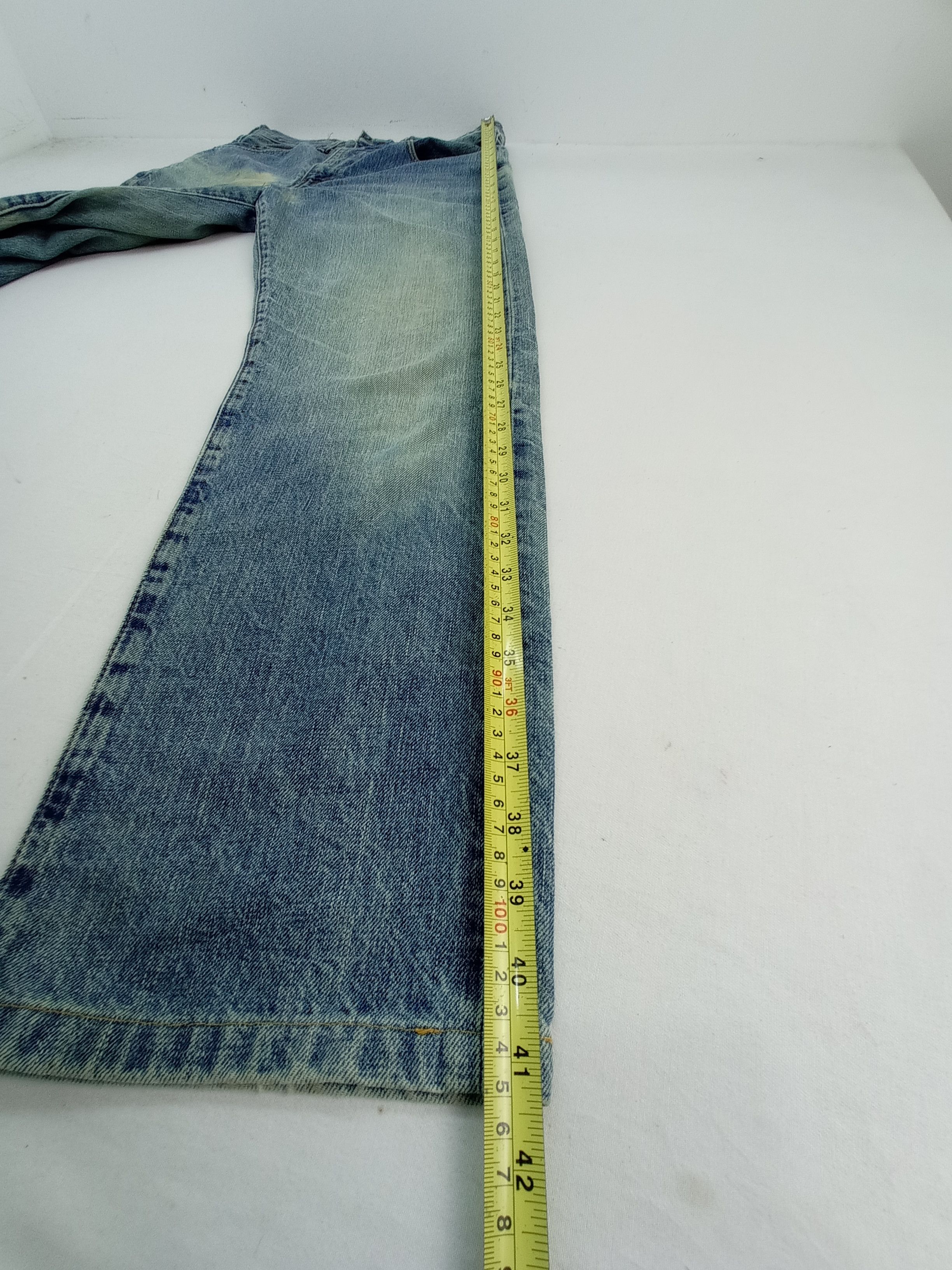 Levi's Levi's 502 Big E Selvage Disstrested Denim Size US 30 / EU 46 - 11 Thumbnail