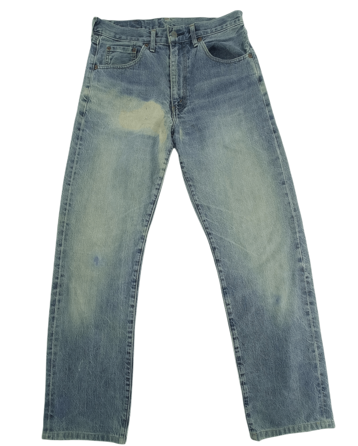 Levi's Levi's 502 Big E Selvage Disstrested Denim Size US 30 / EU 46 - 1 Thumbnail