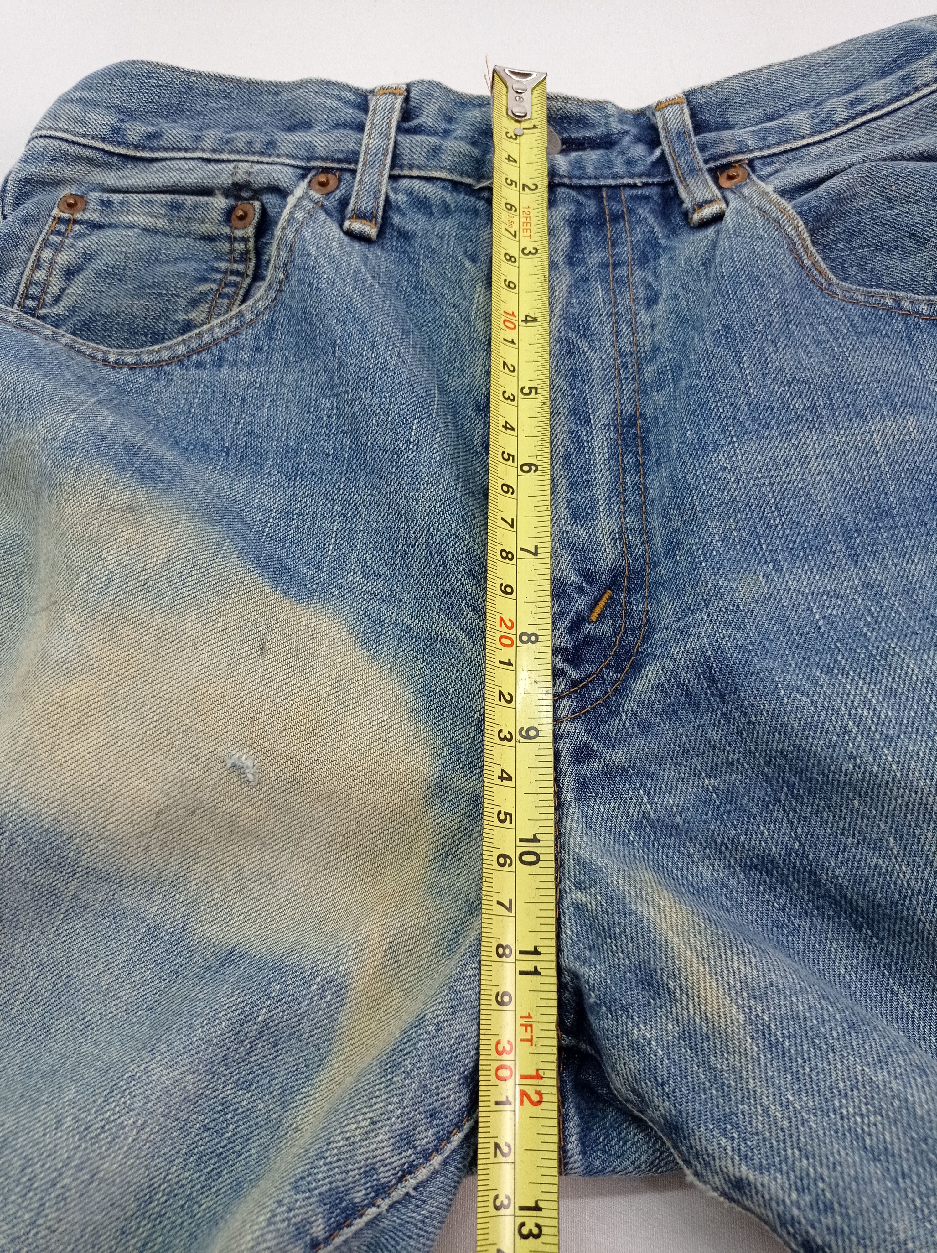 Levi's Levi's 502 Big E Selvage Disstrested Denim Size US 30 / EU 46 - 9 Thumbnail