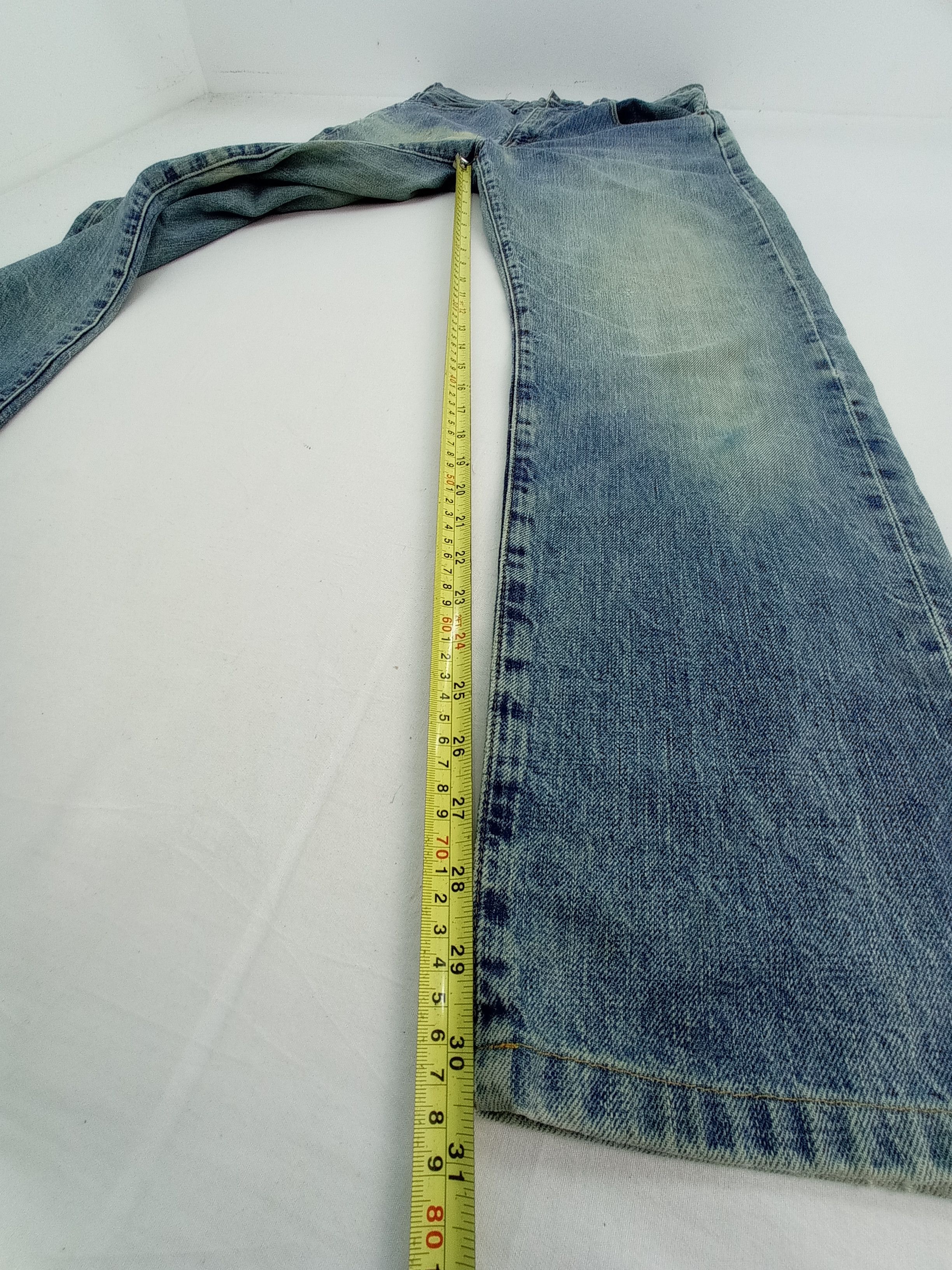 Levi's Levi's 502 Big E Selvage Disstrested Denim Size US 30 / EU 46 - 10 Thumbnail