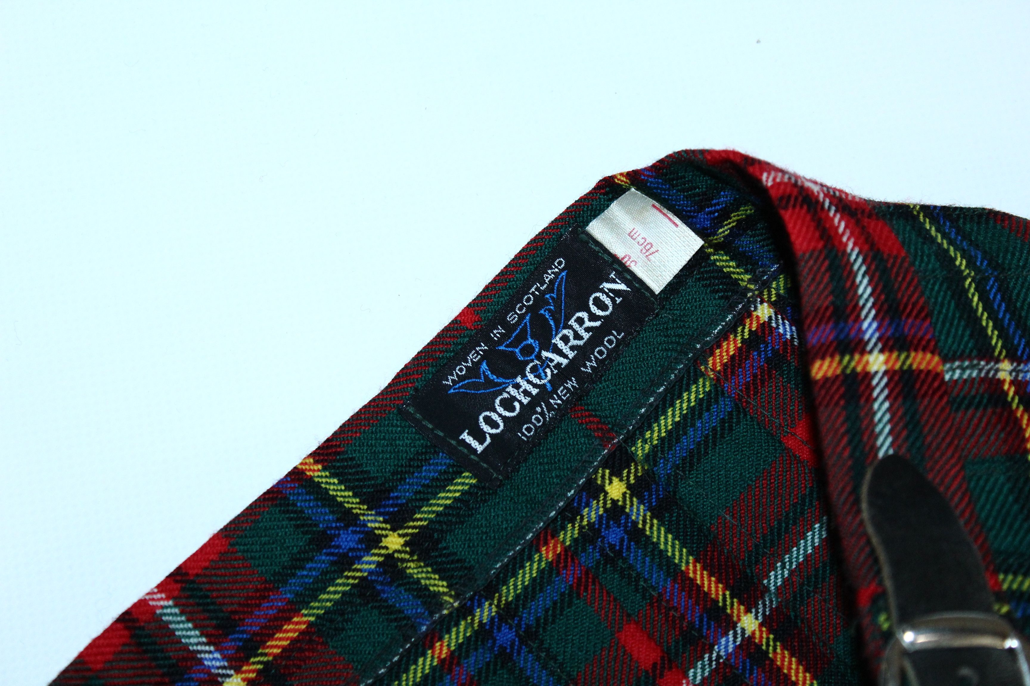 Harris Tweed VTG 🔥 70s 80s Lochcarron Scotland Classic Tartan Wool Kilt Size US 31 - 2 Thumbnail