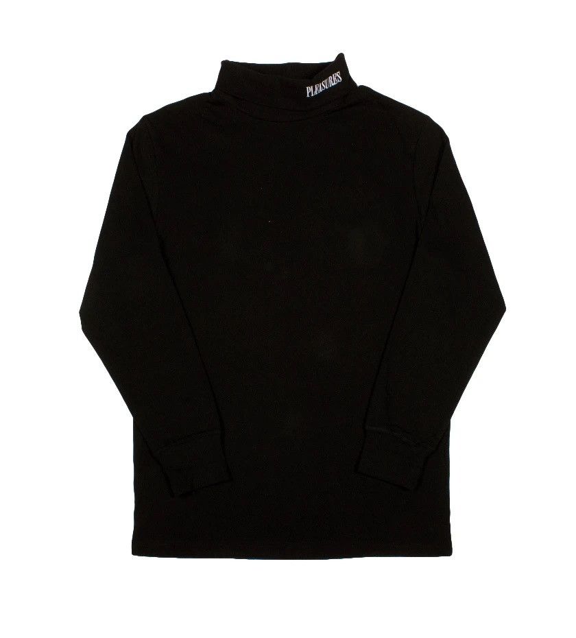 Pleasures Cut Here Turtleneck (Black) Size US S / EU 44-46 / 1 - 1 Thumbnail