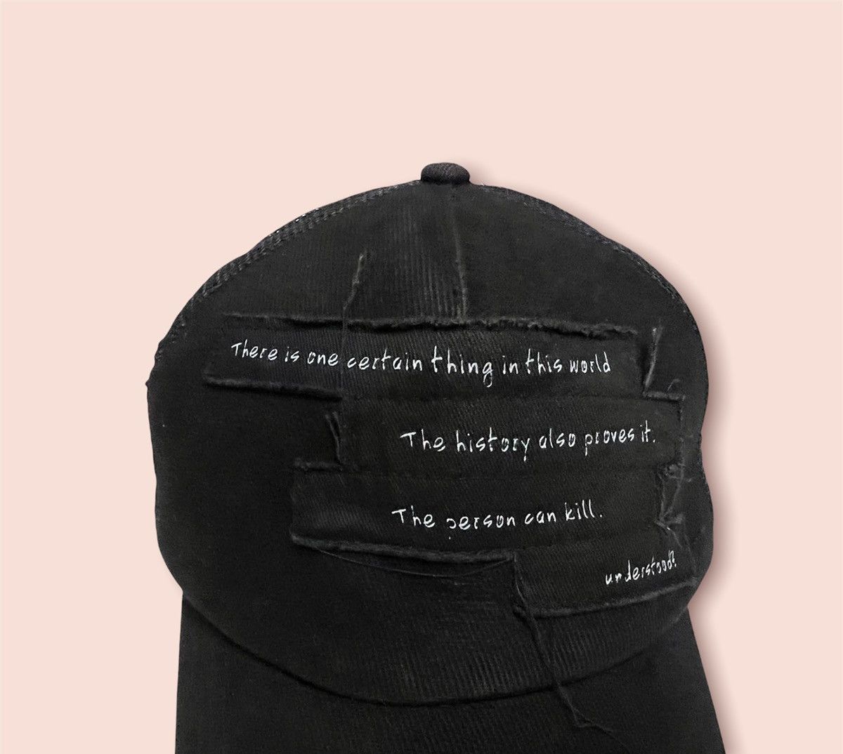 Japanese Brand × Suspicious Antwerp RARE ANTWERP PATCHES SCRIPTS TRUCKER SNAPBACK Size ONE SIZE - 2 Thumbnail
