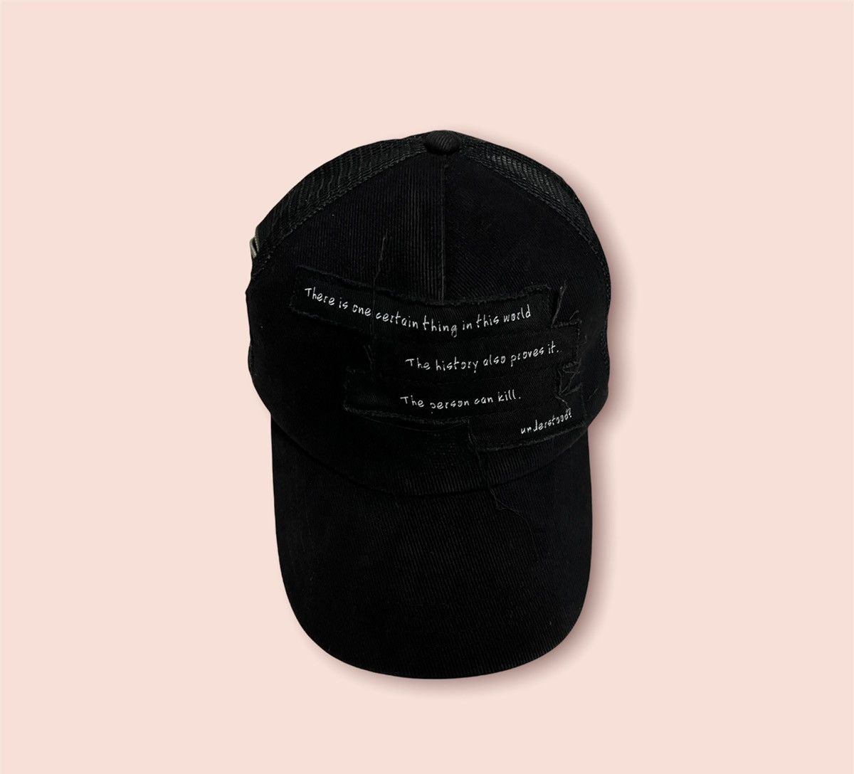 Japanese Brand × Suspicious Antwerp RARE ANTWERP PATCHES SCRIPTS TRUCKER SNAPBACK Size ONE SIZE - 14 Thumbnail