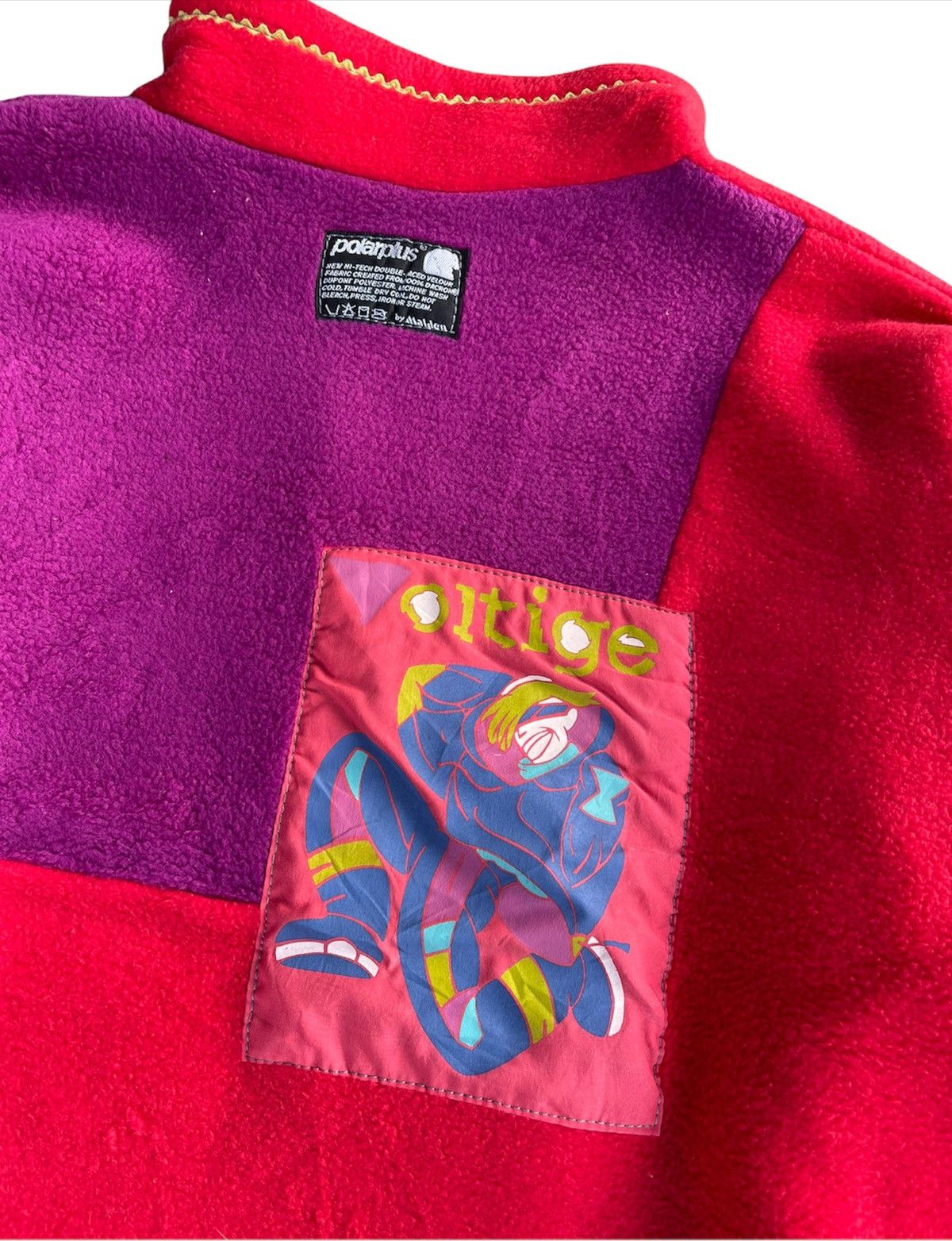 Other Voltige france multicolor polarplus fleece pullover Size US S / EU 44-46 / 1 - 6 Thumbnail