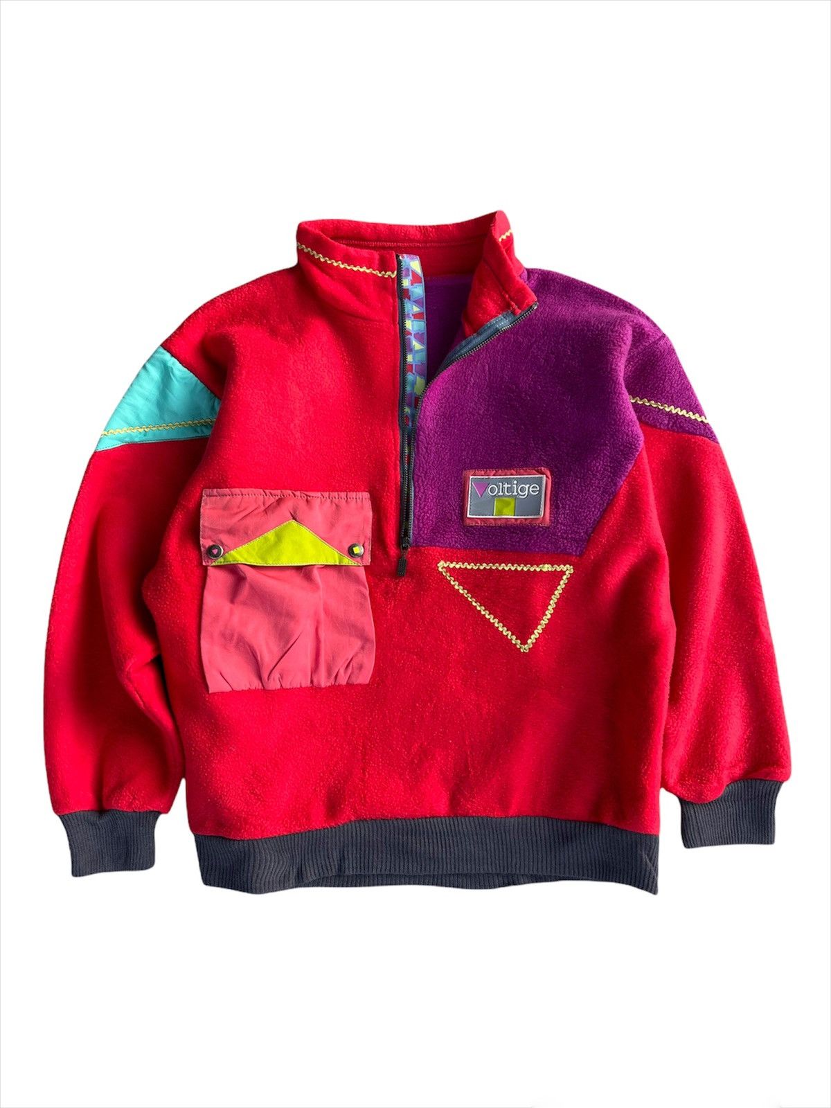 Other Voltige france multicolor polarplus fleece pullover Size US S / EU 44-46 / 1 - 1 Thumbnail