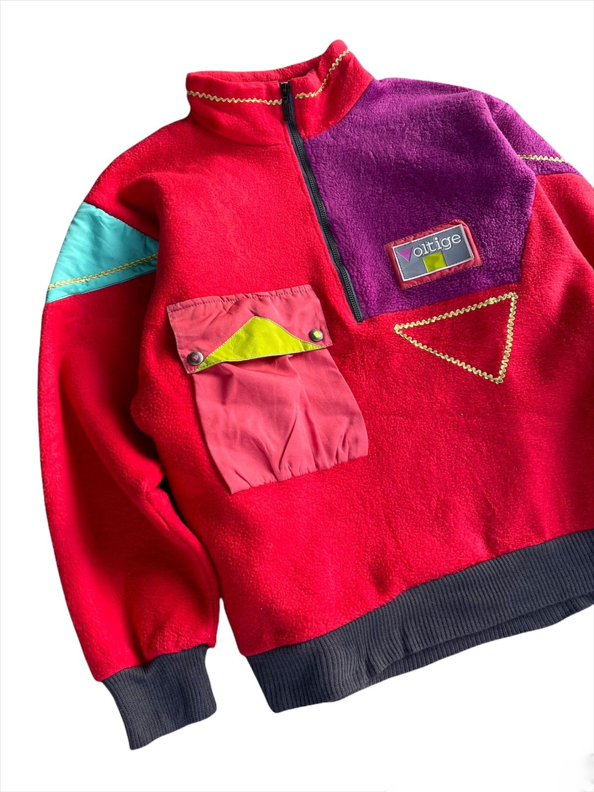 Other Voltige france multicolor polarplus fleece pullover Size US S / EU 44-46 / 1 - 5 Thumbnail