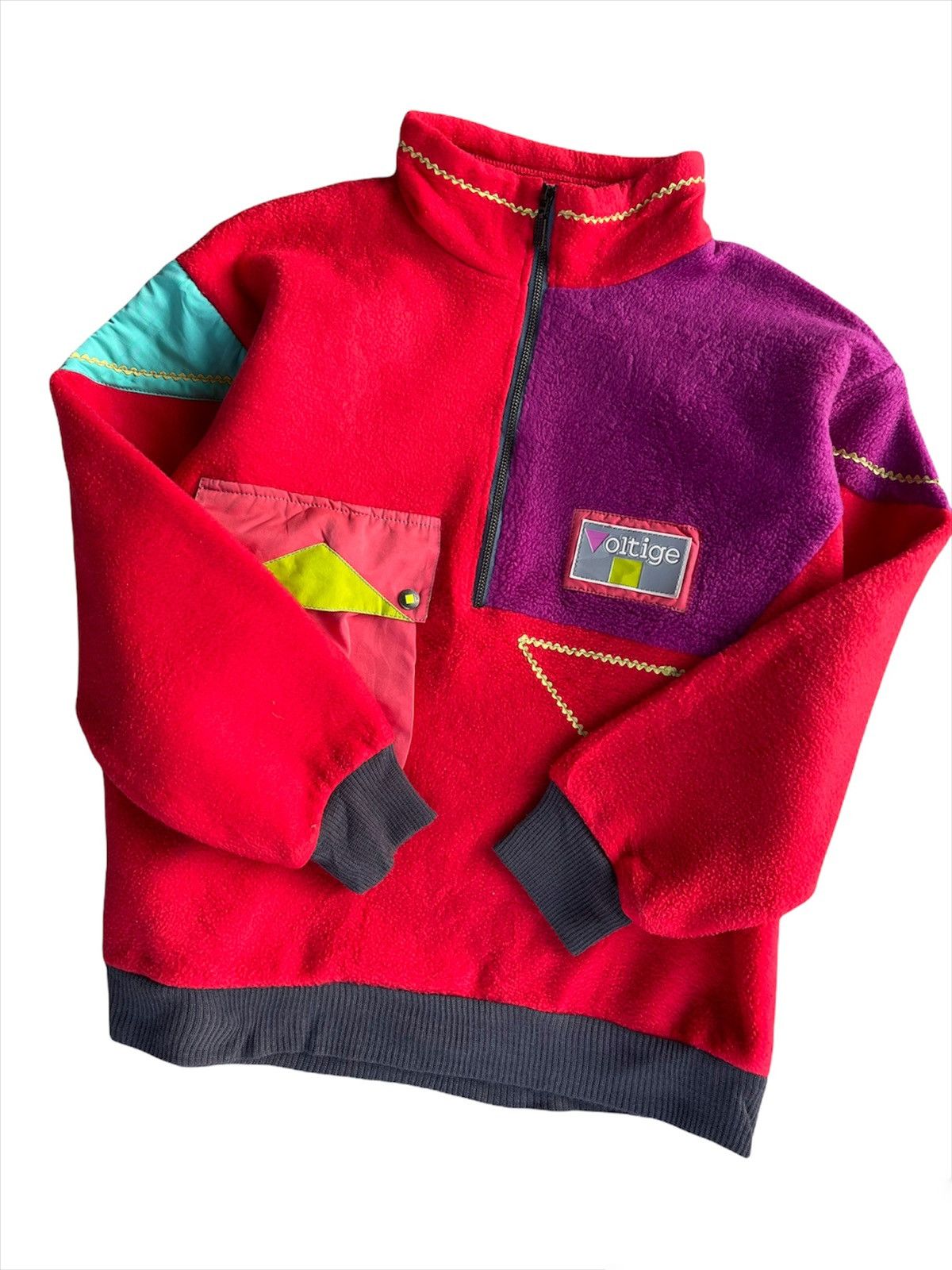 Other Voltige france multicolor polarplus fleece pullover Size US S / EU 44-46 / 1 - 4 Thumbnail