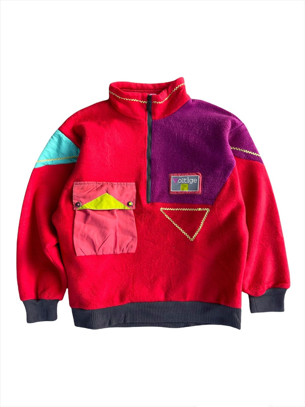 Other Voltige france multicolor polarplus fleece pullover Size US S / EU 44-46 / 1 - 3 Thumbnail