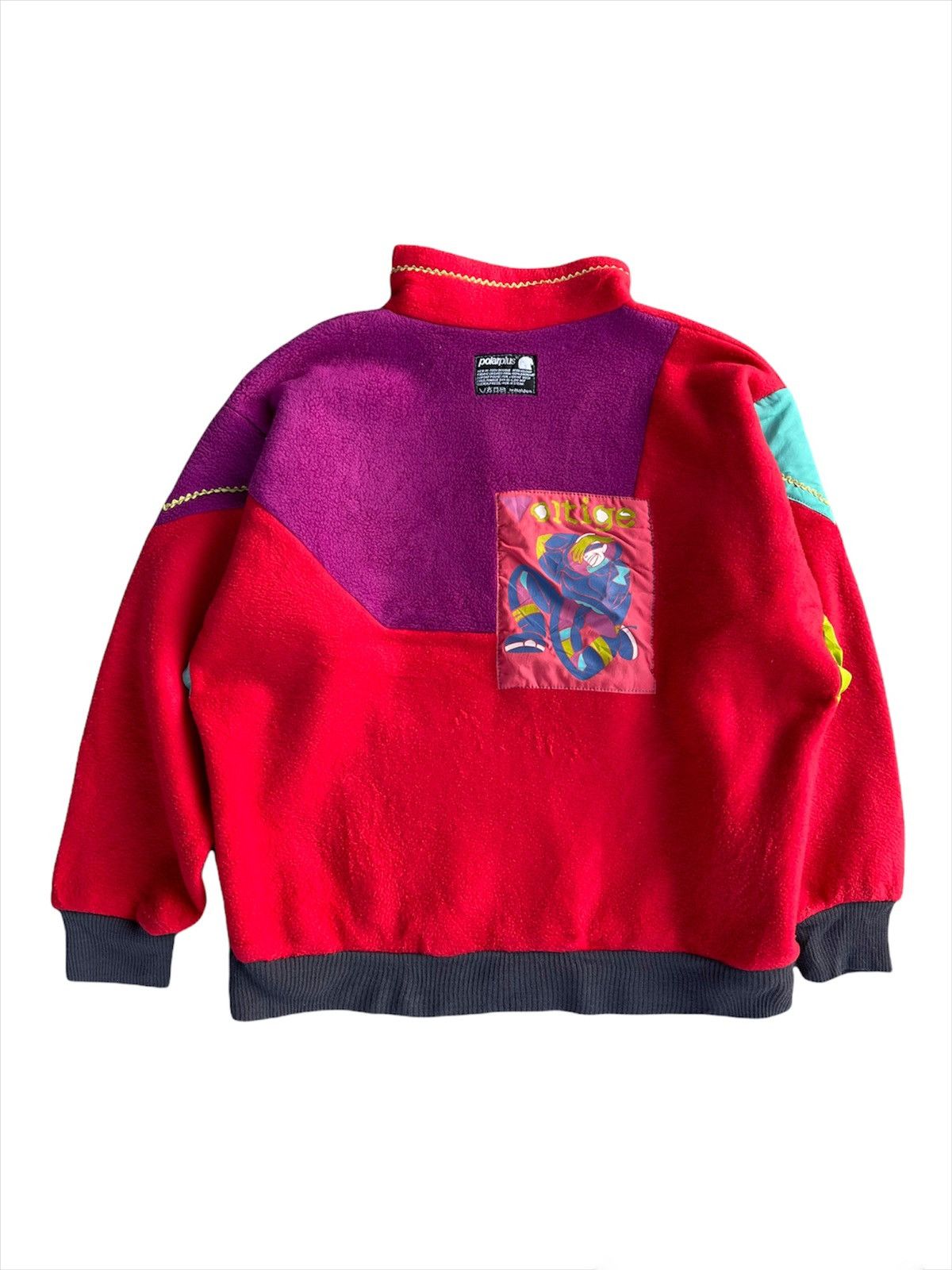 Other Voltige france multicolor polarplus fleece pullover Size US S / EU 44-46 / 1 - 2 Thumbnail