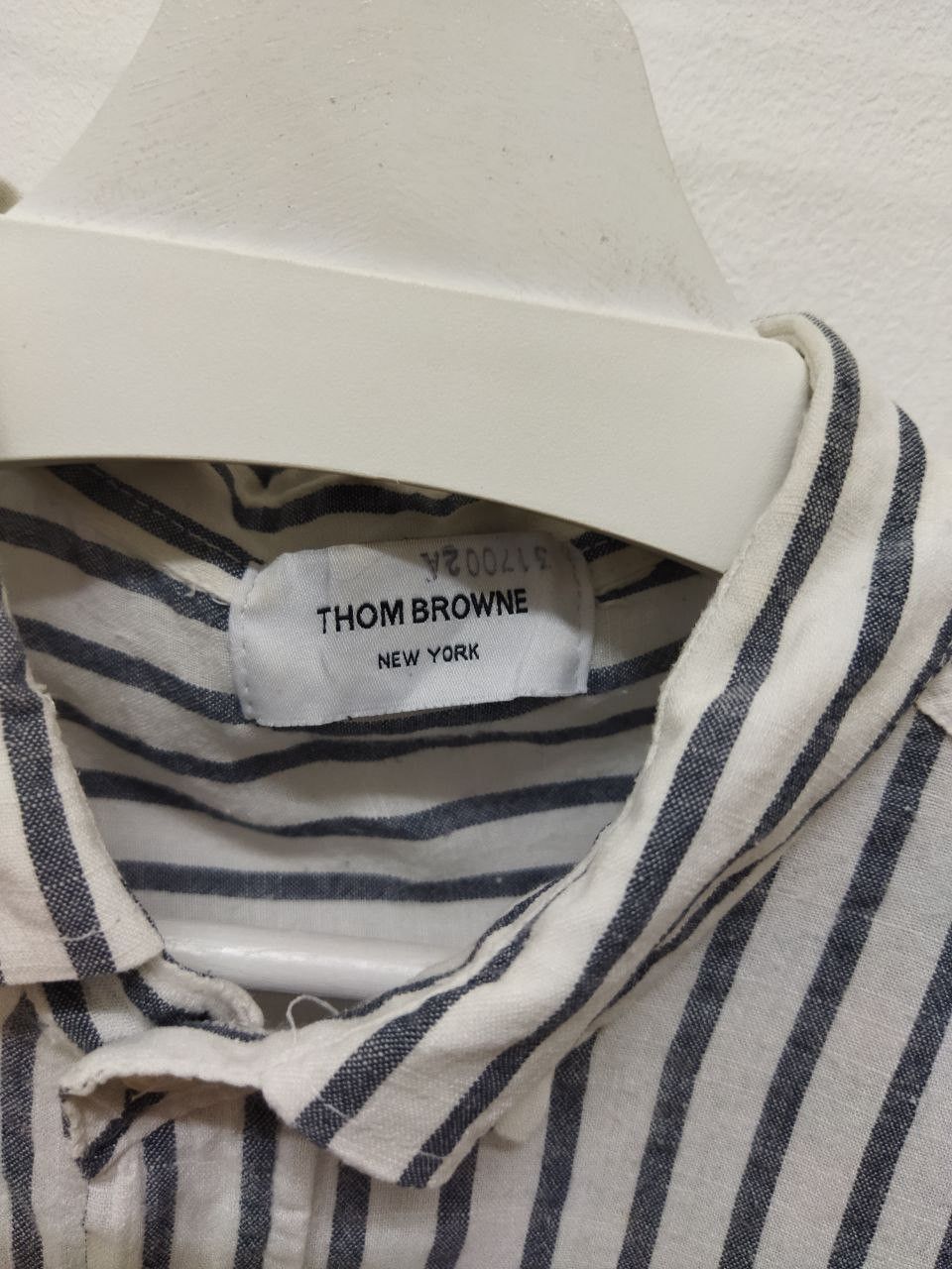 Designer × Thom Browne THOM BROWNE New York Striped Shirt Size US M / EU 48-50 / 2 - 6 Thumbnail