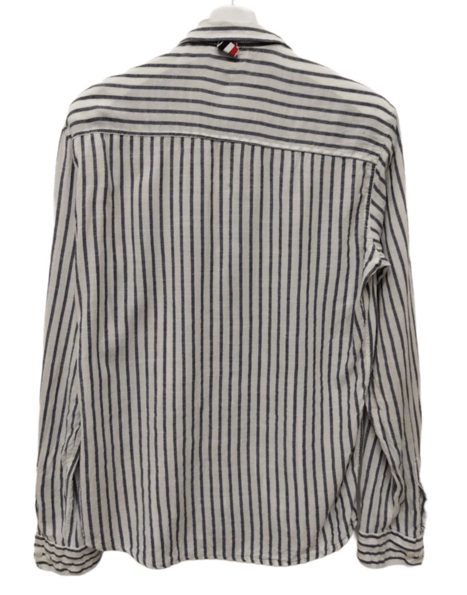 Designer × Thom Browne THOM BROWNE New York Striped Shirt Size US M / EU 48-50 / 2 - 2 Thumbnail