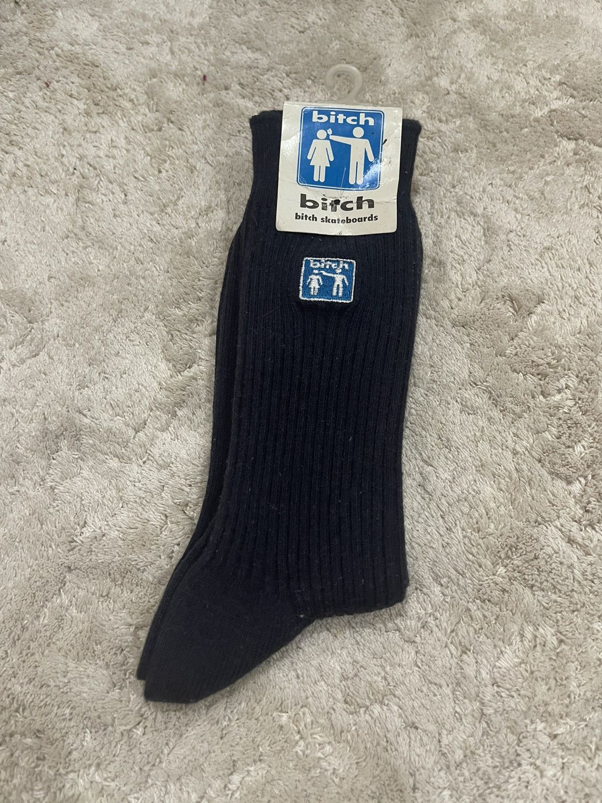 Girl Skateboards Vintage BITCH SKATEBOARD Socks Collection Size ONE SIZE - 1 Thumbnail