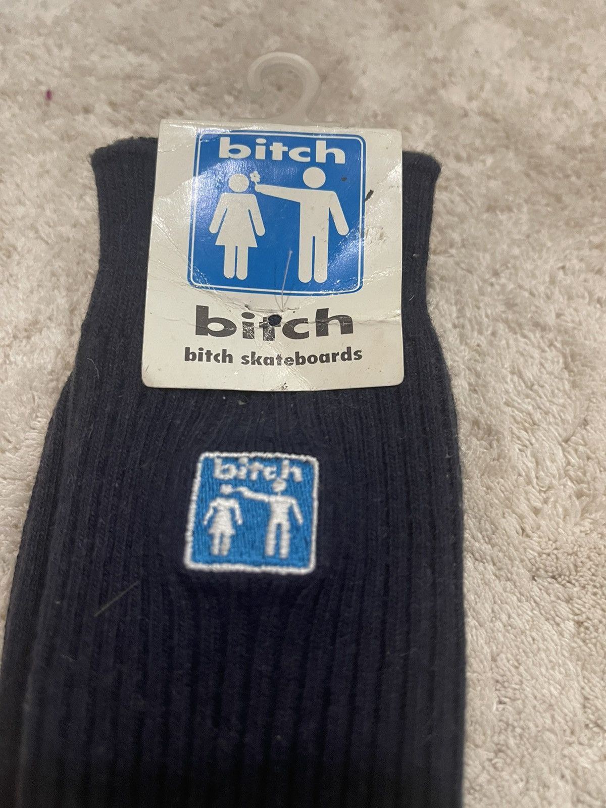 Girl Skateboards Vintage BITCH SKATEBOARD Socks Collection Size ONE SIZE - 3 Thumbnail