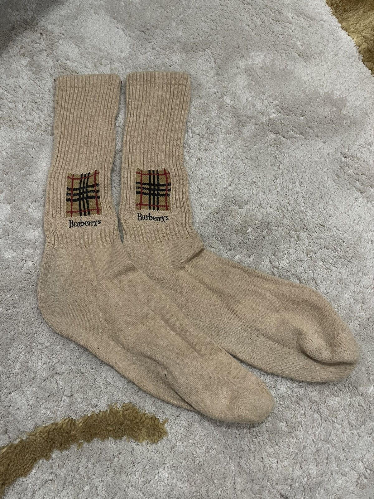 Burberry Vintage BURBERRYS LONDON SOCKS OS Size ONE SIZE - 5 Thumbnail