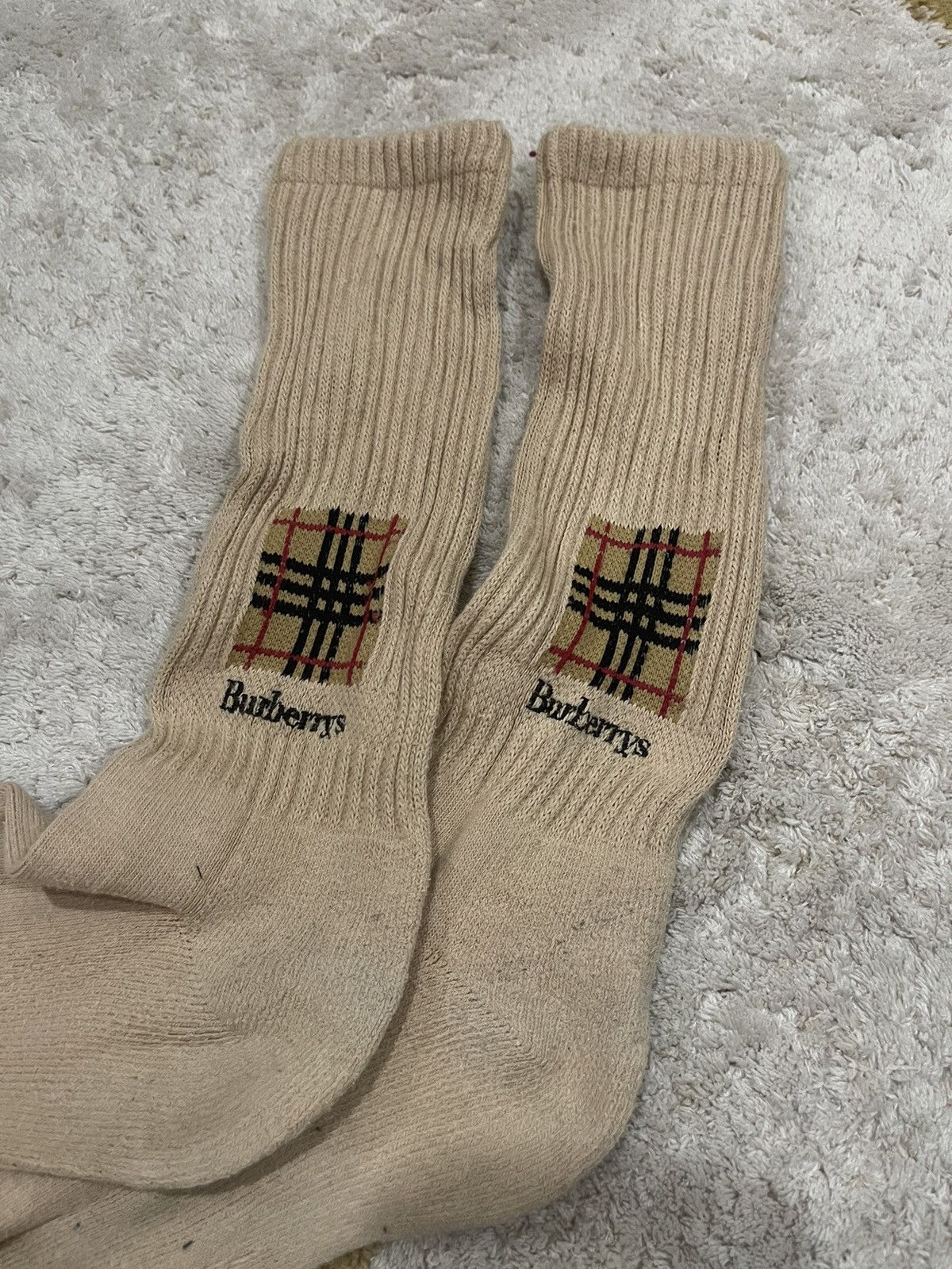 Burberry Vintage BURBERRYS LONDON SOCKS OS Size ONE SIZE - 3 Thumbnail
