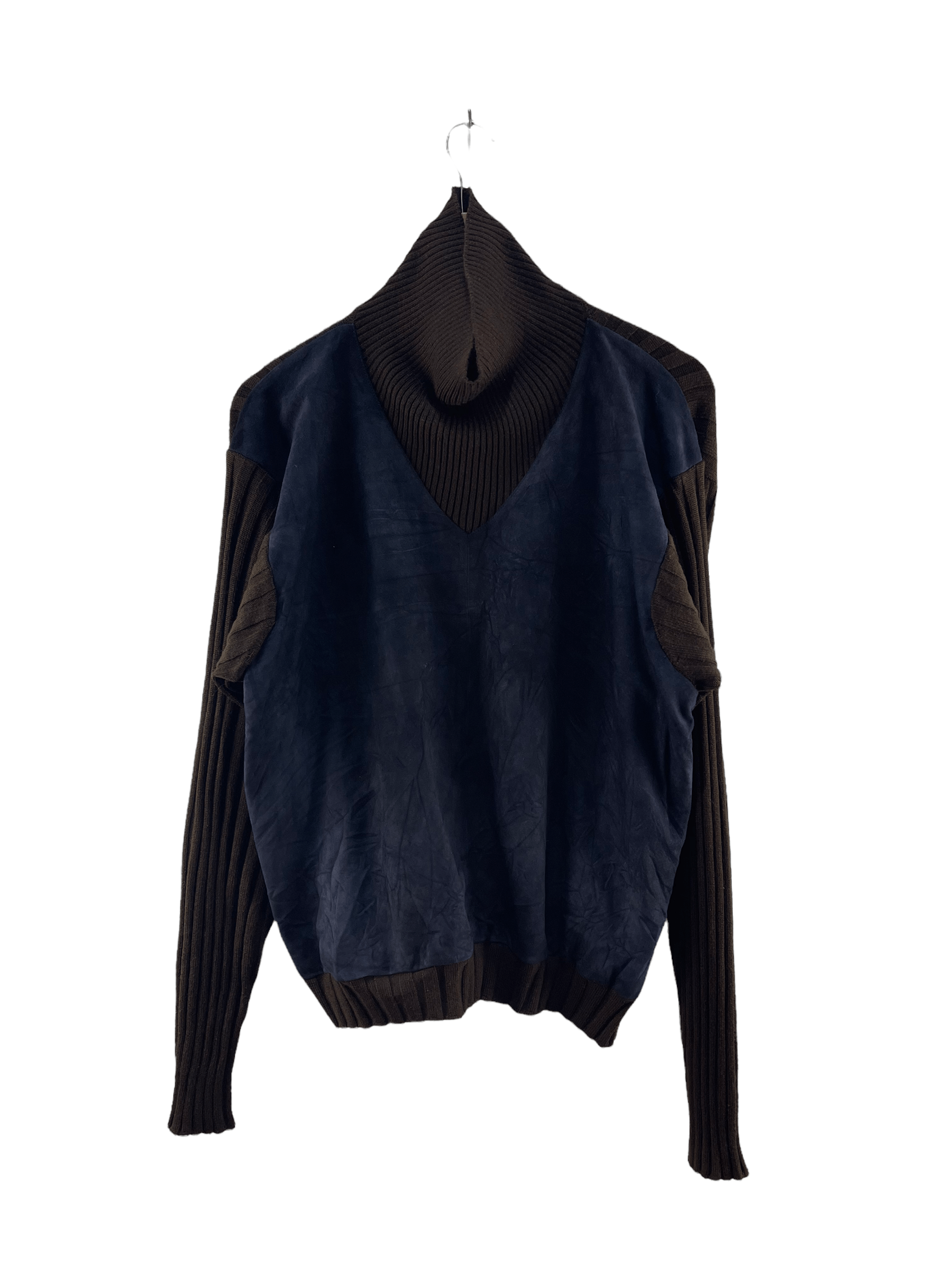 Hermes Vintage Hermes Leather Knitwear Size US M / EU 48-50 / 2 - 2 Thumbnail