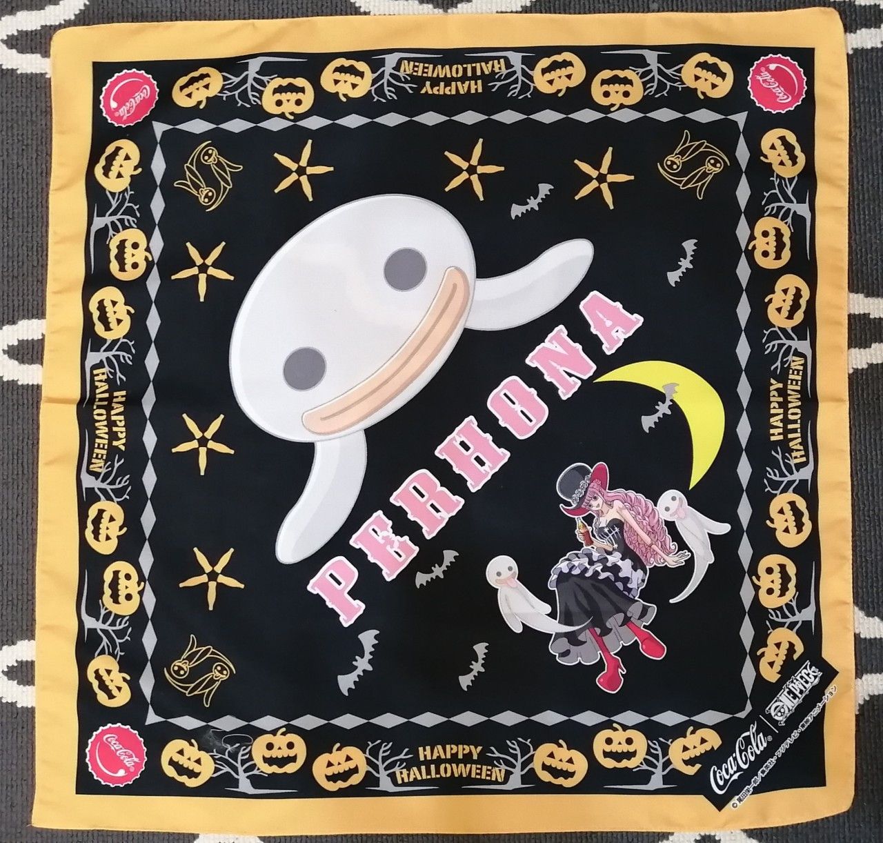 🎃HALLOWEEN x PERHONA ONE PIECE x COKE Handky Bandana
