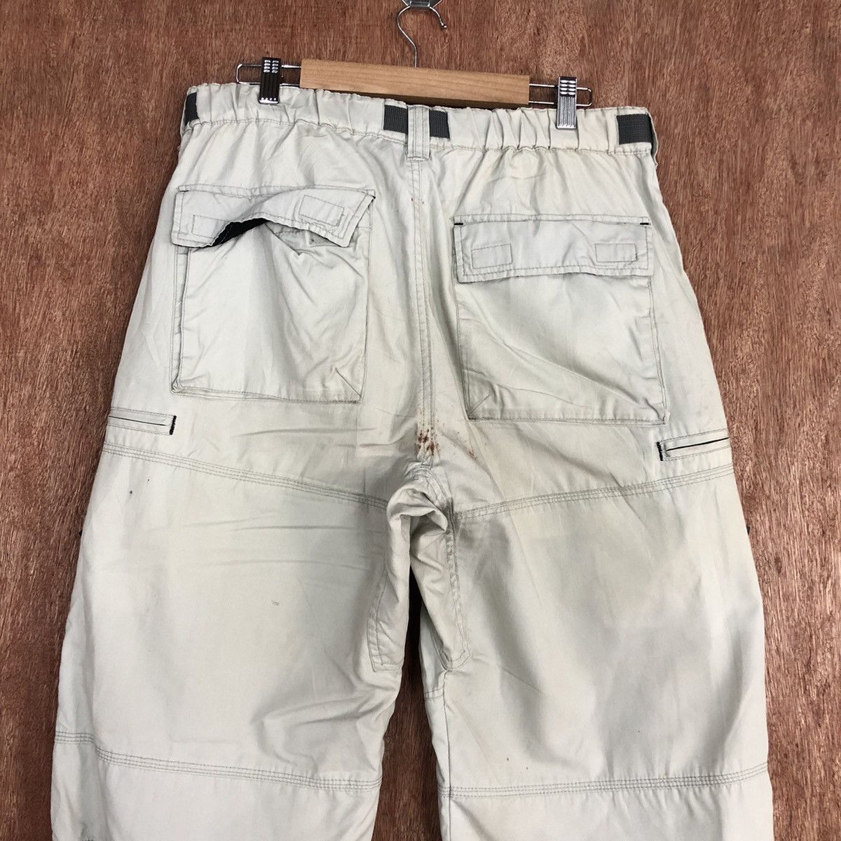 Japanese Brand Raton Laveur White Multipocket Cargo Pants #c832 Size US 30 / EU 46 - 9 Thumbnail