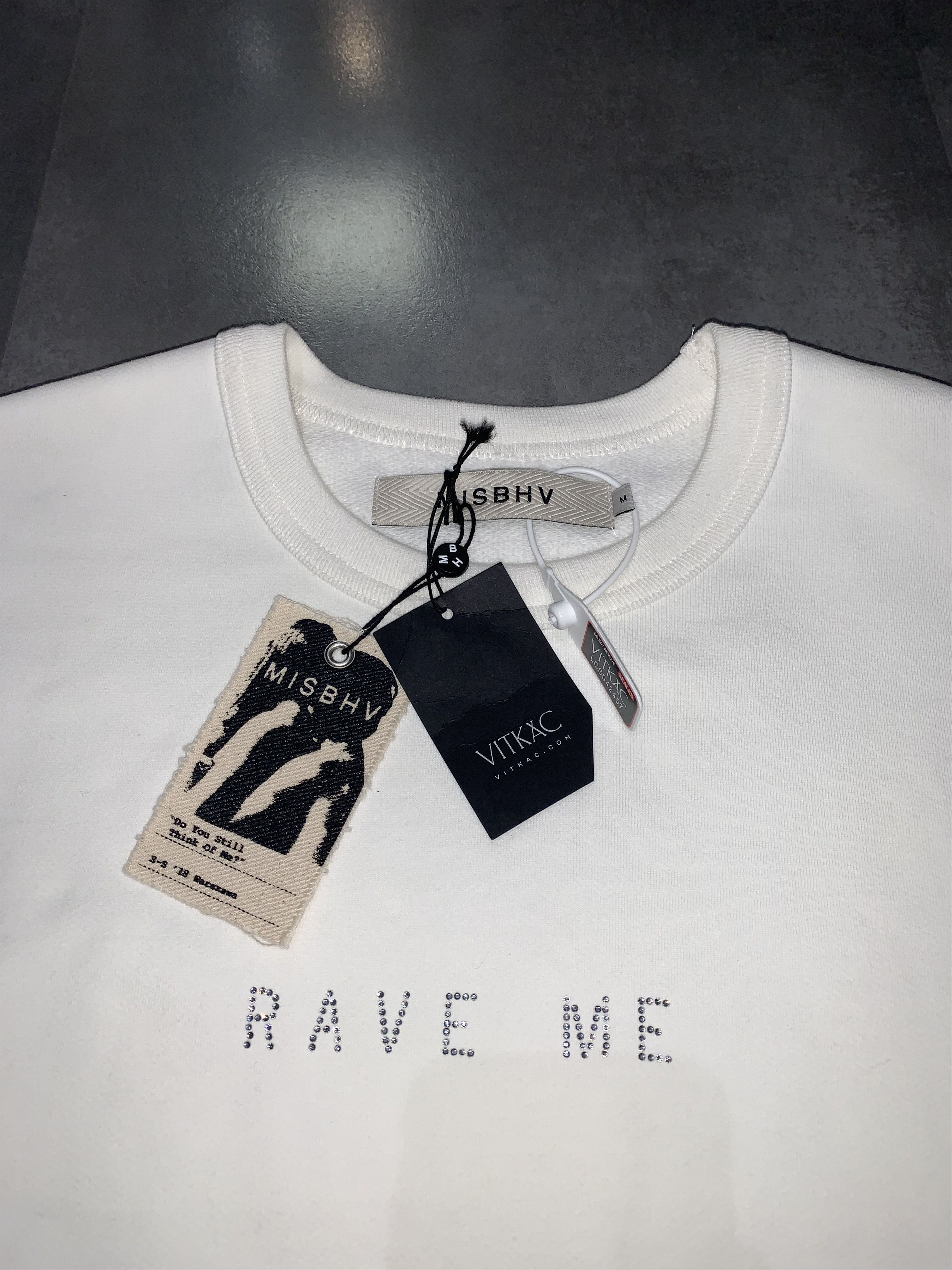 Misbhv DSWT! SS18 MISBHV "Rave Me' Logo Tank Top Size US L / EU 52-54 / 3 - 12 Thumbnail