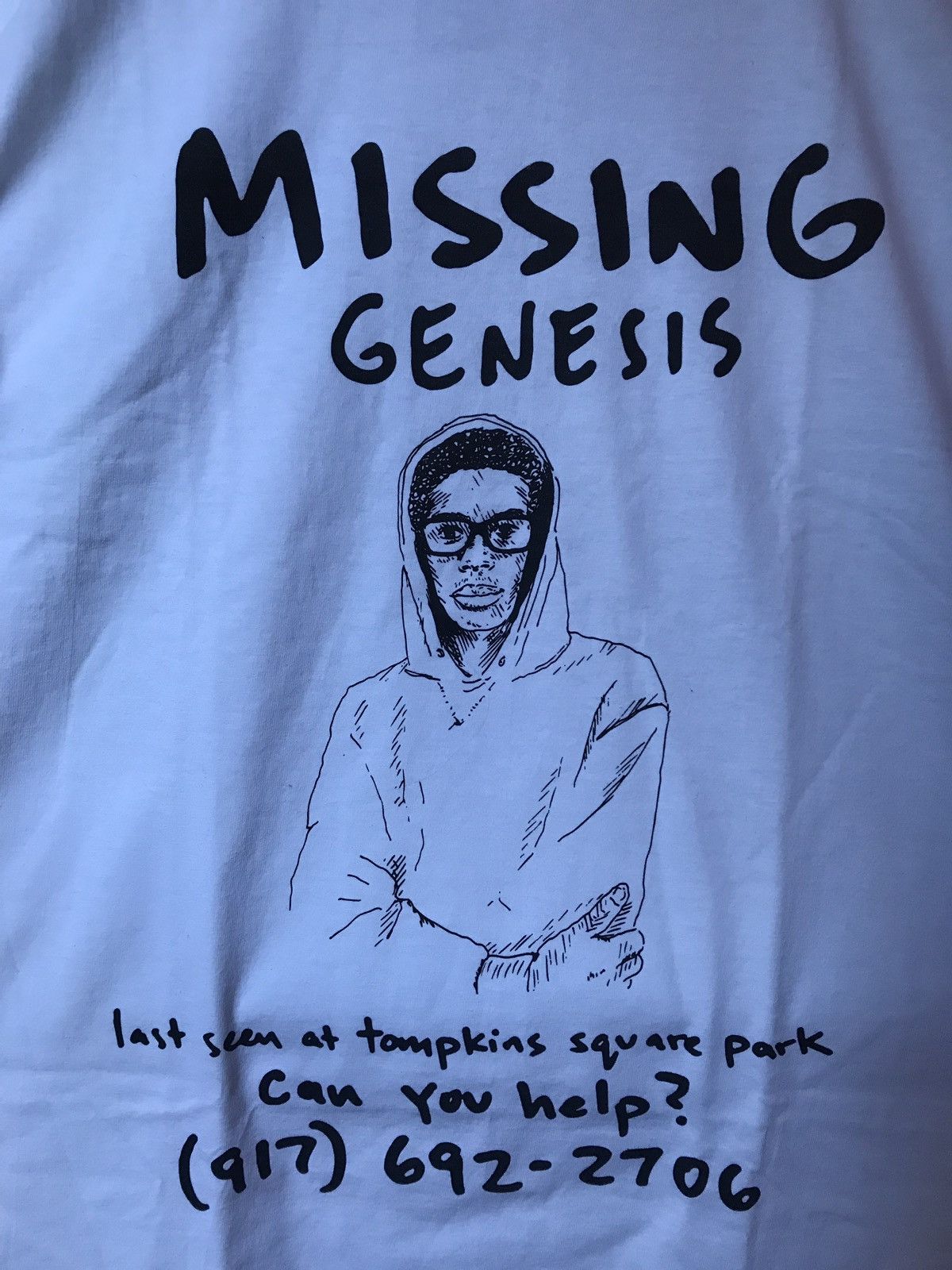 Call Me 917 2016 Missing Genesis tee Size US L / EU 52-54 / 3 - 2 Thumbnail