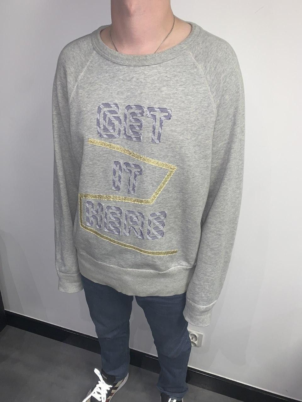 Acne Studios SS14 Acne Studios College Patch Gray Sweatshirt Size US XL / EU 56 / 4 - 4 Thumbnail