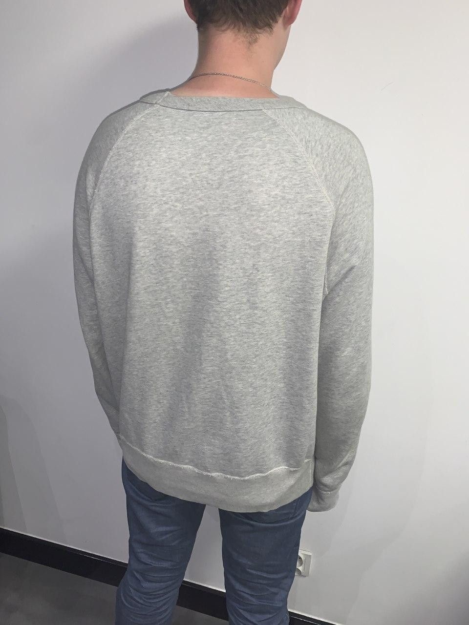 Acne Studios SS14 Acne Studios College Patch Gray Sweatshirt Size US XL / EU 56 / 4 - 6 Thumbnail