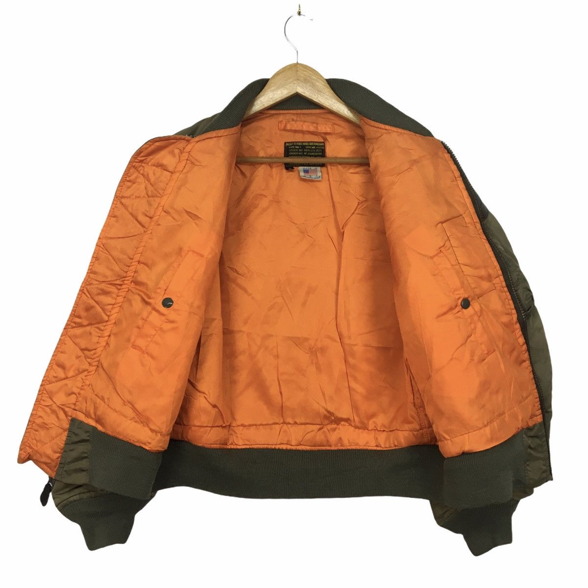 Avirex Avirex Zip Up MA-1 Jacket Flyers Made in USA Size S Size US S / EU 44-46 / 1 - 9 Thumbnail