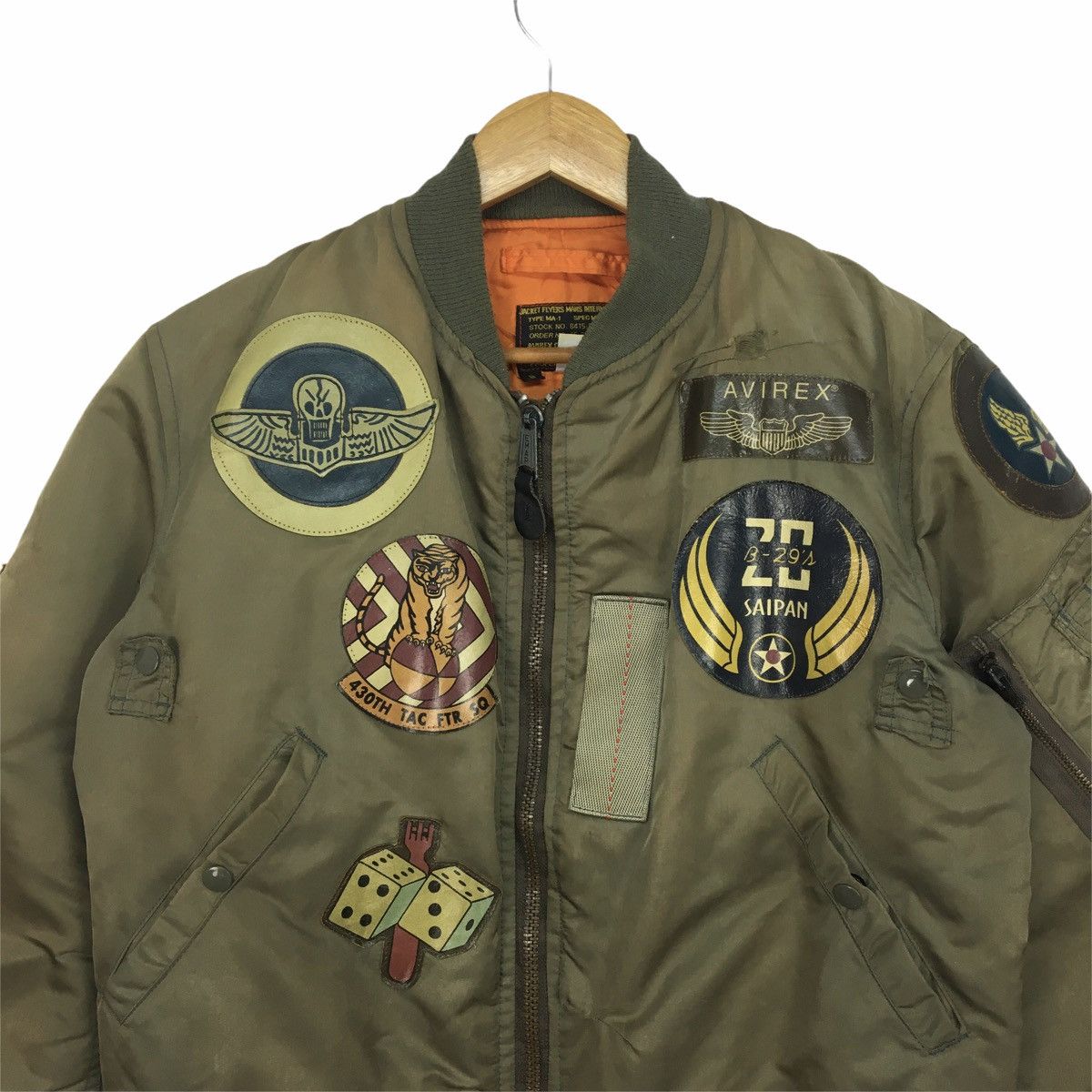 Avirex Avirex Zip Up MA-1 Jacket Flyers Made in USA Size S Size US S / EU 44-46 / 1 - 2 Thumbnail