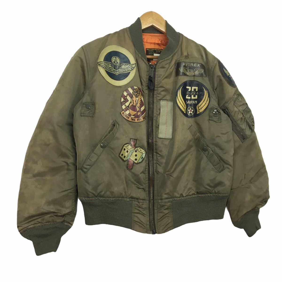 Avirex Avirex Zip Up MA-1 Jacket Flyers Made in USA Size S Size US S / EU 44-46 / 1 - 5 Thumbnail