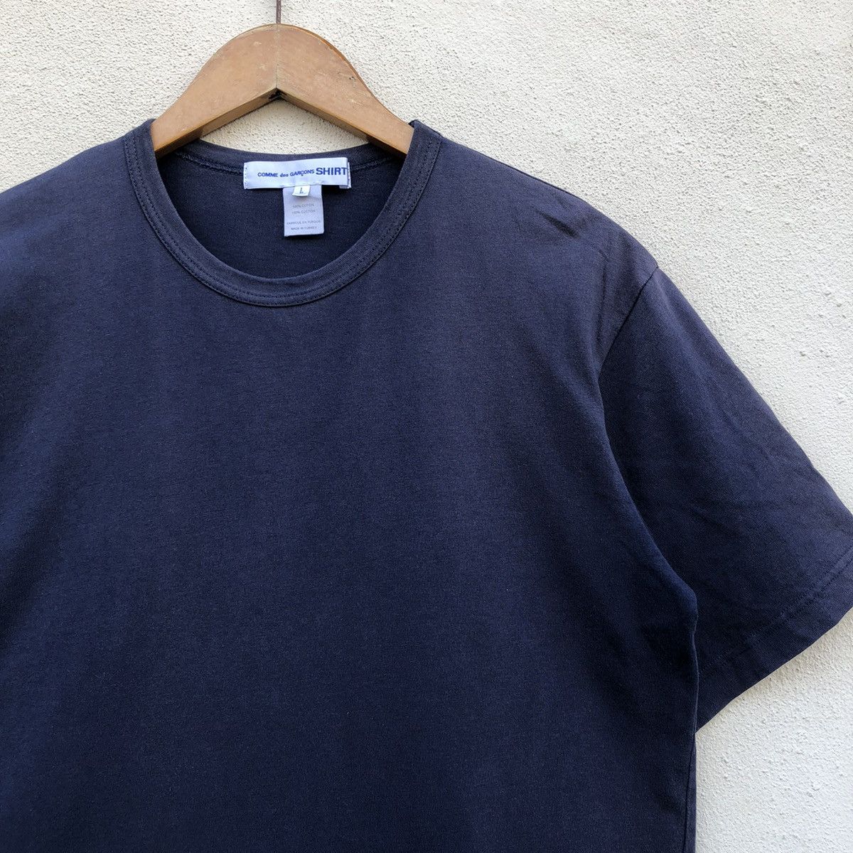 Comme des Garcons × Comme des Garcons Homme Plus COMME DES GARCONS BASIC PLAIN TEE SIMPLE DESIGN T-shirt Size US L / EU 52-54 / 3 - 3 Thumbnail