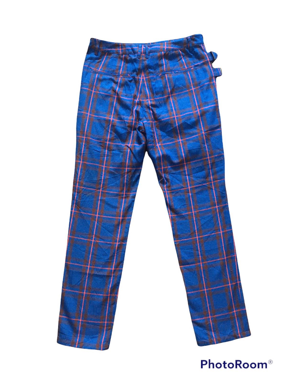 Japanese Brand × Seditionaries Japanese Brand Lucy Plaid Double Bumflap Pants Size US 32 / EU 48 - 6 Thumbnail