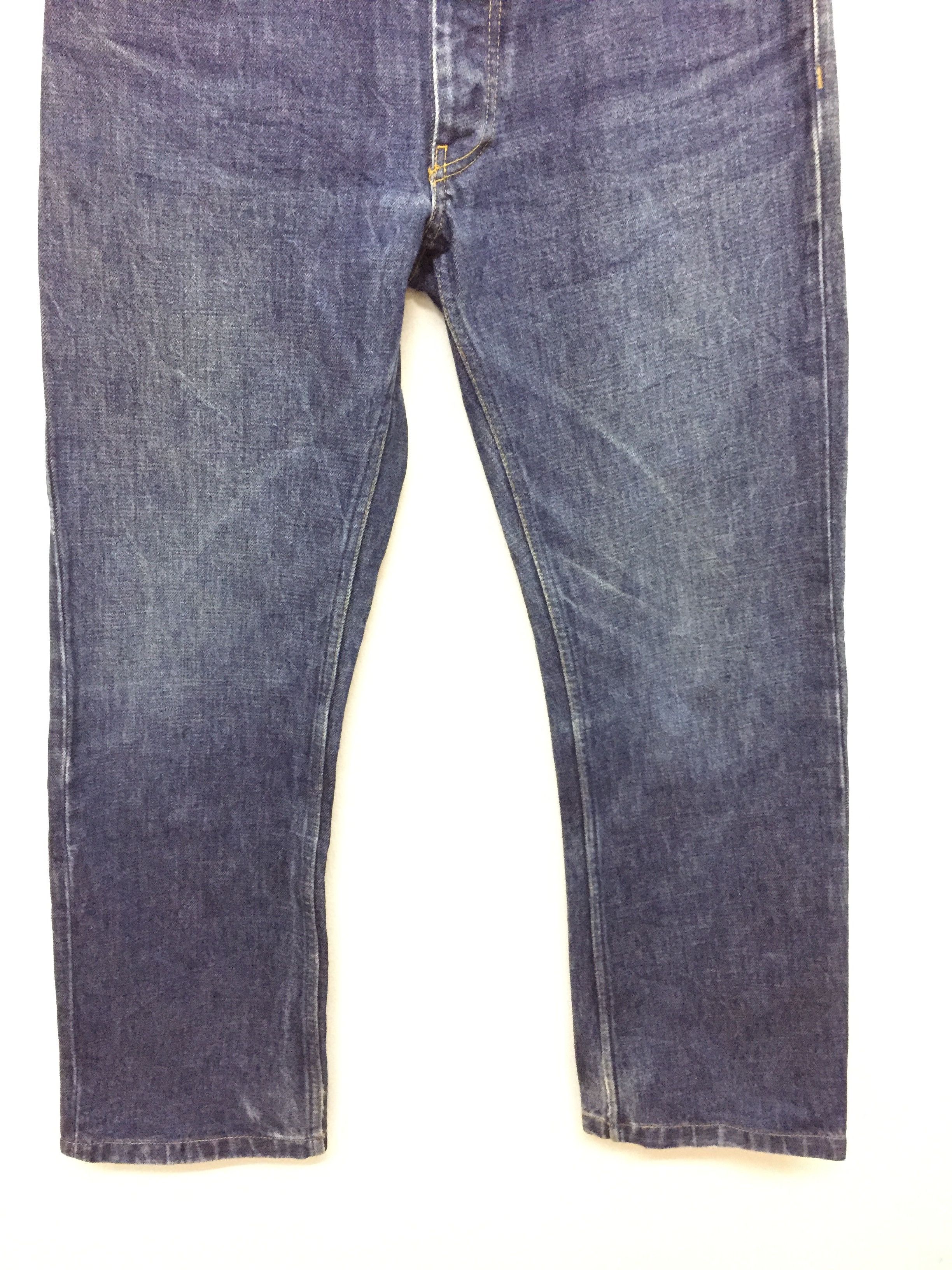 Helmut Lang SS1999 HELMUT LANG faded crop raw denim Size US 29 - 5 Thumbnail
