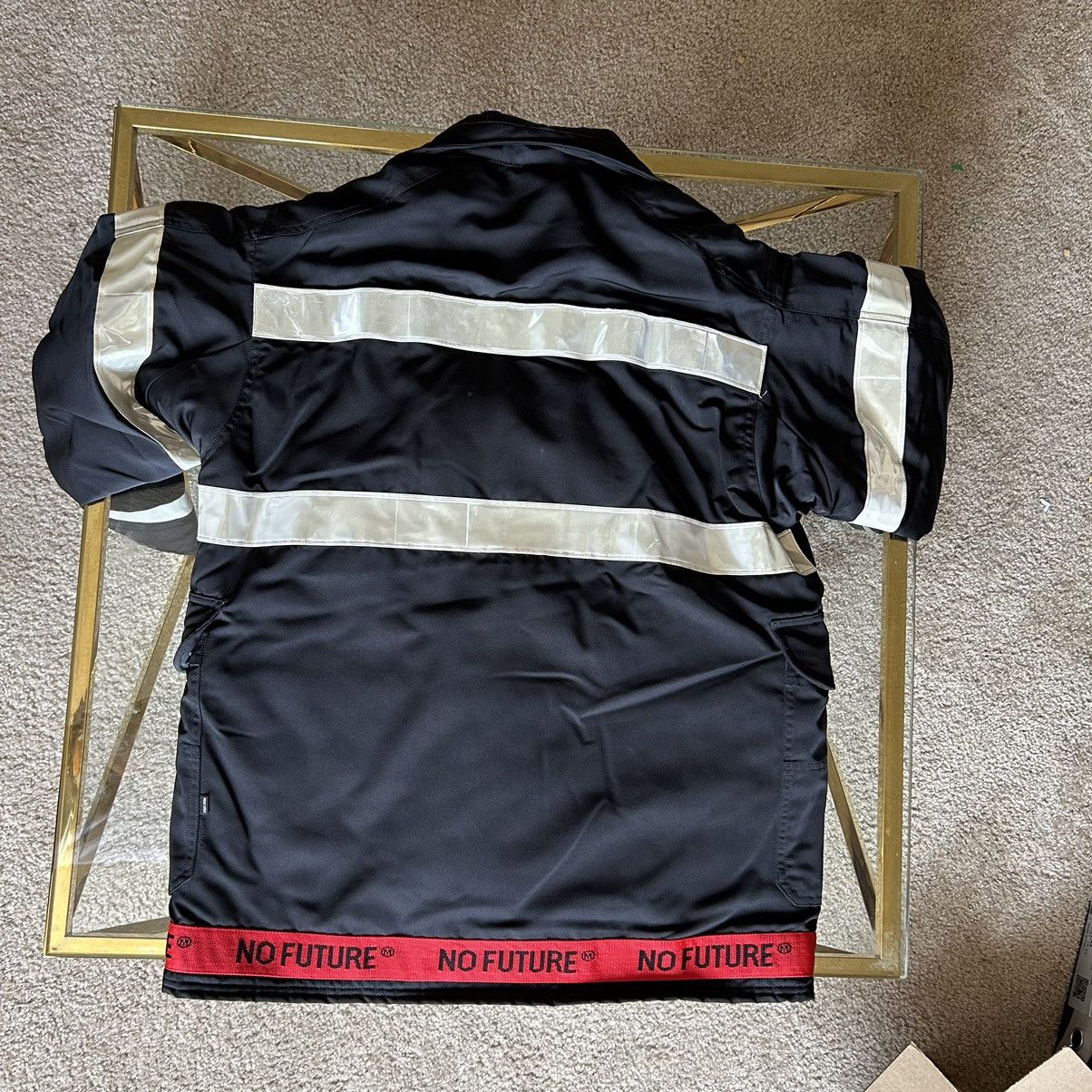 MAGIC STICK 2018 MEANS NOTHiNG HEAVY DUTY FiRE FiGHTERS COAT JACKET Size US L / EU 52-54 / 3 - 10 Thumbnail