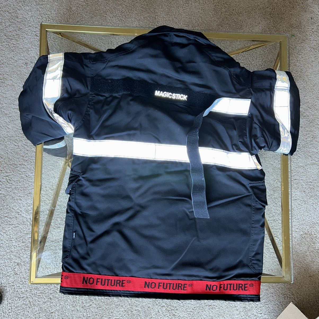 MAGIC STICK 2018 MEANS NOTHiNG HEAVY DUTY FiRE FiGHTERS COAT JACKET Size US L / EU 52-54 / 3 - 11 Thumbnail