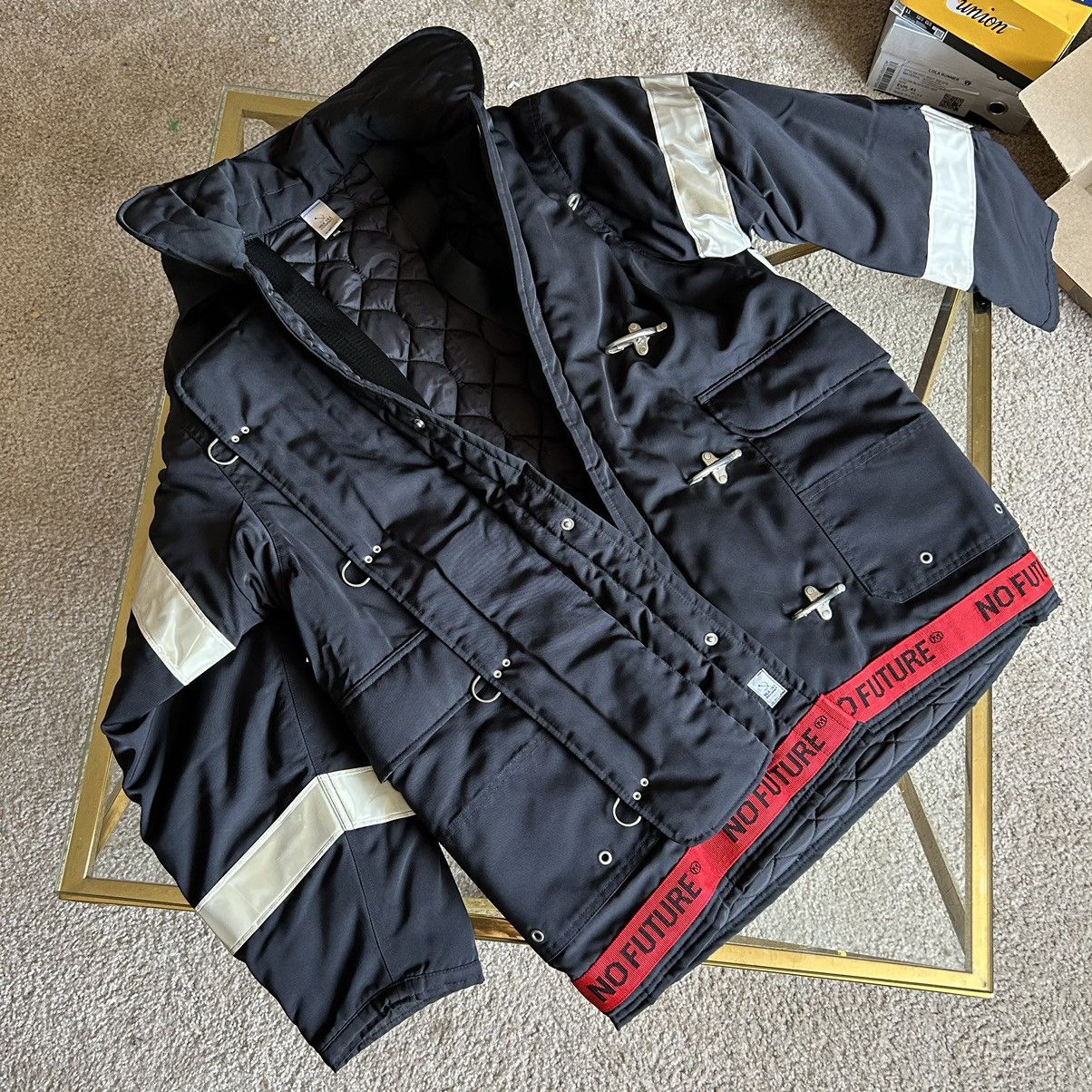 MAGIC STICK 2018 MEANS NOTHiNG HEAVY DUTY FiRE FiGHTERS COAT JACKET Size US L / EU 52-54 / 3 - 8 Thumbnail