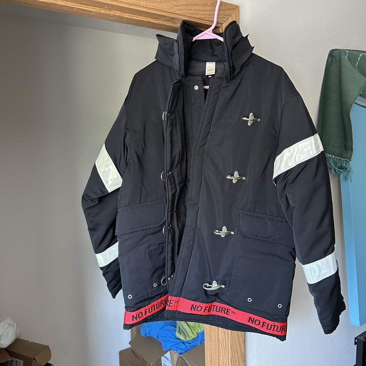 MAGIC STICK 2018 MEANS NOTHiNG HEAVY DUTY FiRE FiGHTERS COAT JACKET Size US L / EU 52-54 / 3 - 13 Thumbnail