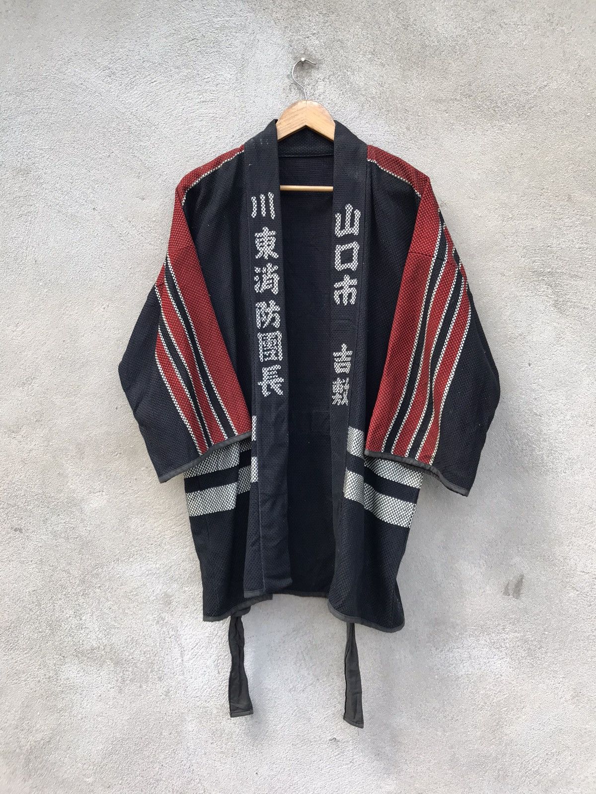 Vintage RARE VINTAGE 50s KIMONO FIREMAN SASHIKO BORO JACKET Size US L / EU 52-54 / 3 - 10 Thumbnail