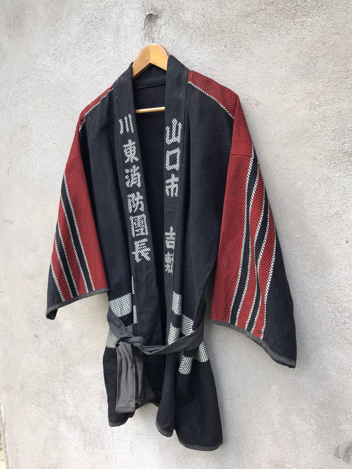 Vintage RARE VINTAGE 50s KIMONO FIREMAN SASHIKO BORO JACKET Size US L / EU 52-54 / 3 - 13 Thumbnail