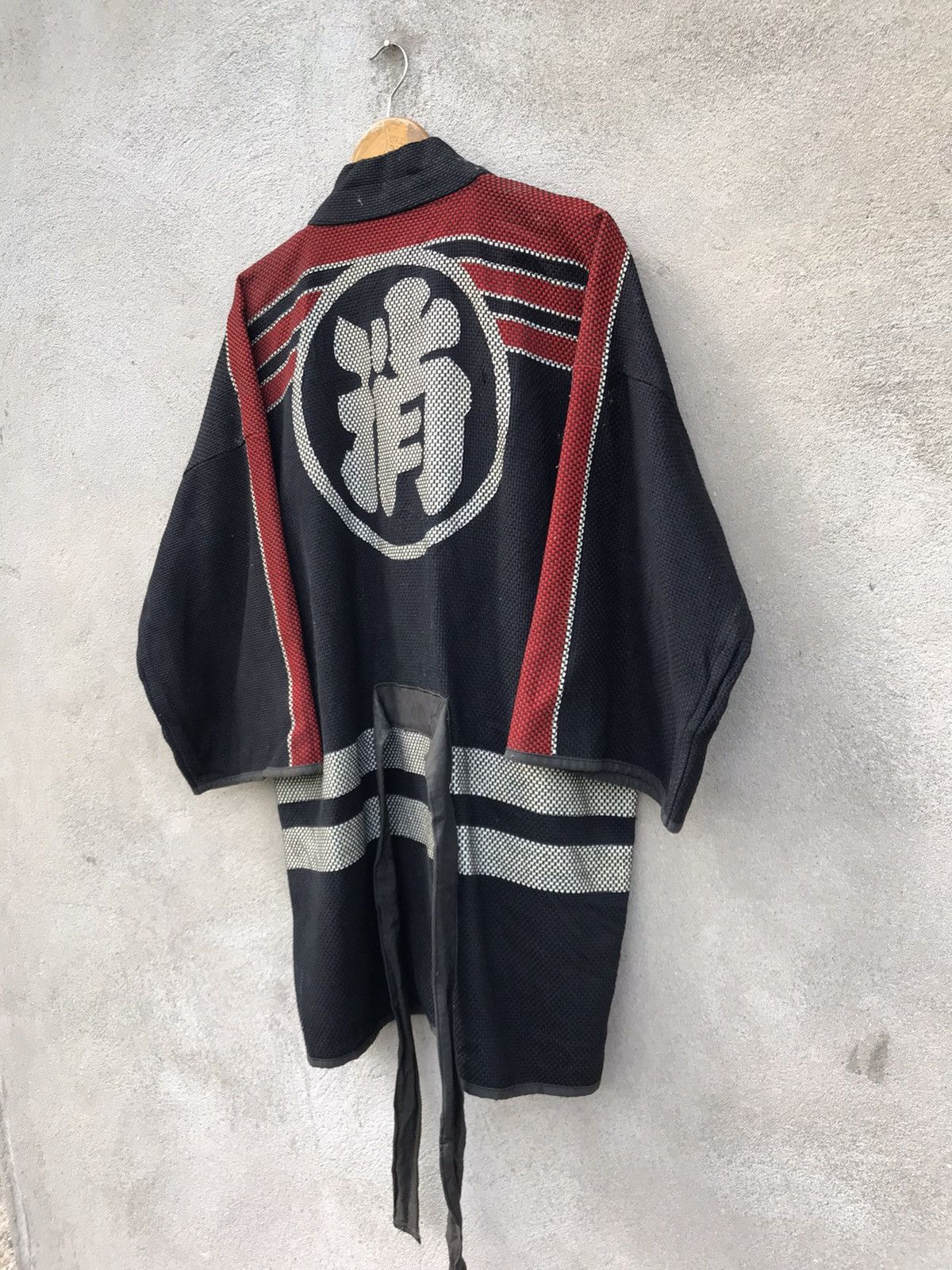 Vintage RARE VINTAGE 50s KIMONO FIREMAN SASHIKO BORO JACKET Size US L / EU 52-54 / 3 - 8 Thumbnail