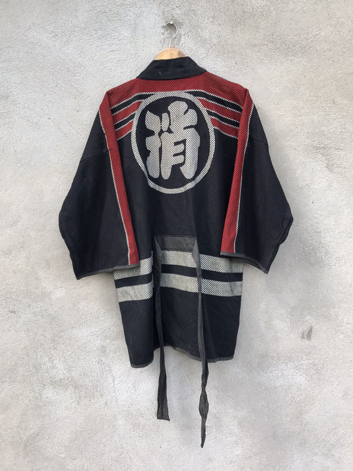 Vintage RARE VINTAGE 50s KIMONO FIREMAN SASHIKO BORO JACKET Size US L / EU 52-54 / 3 - 7 Thumbnail