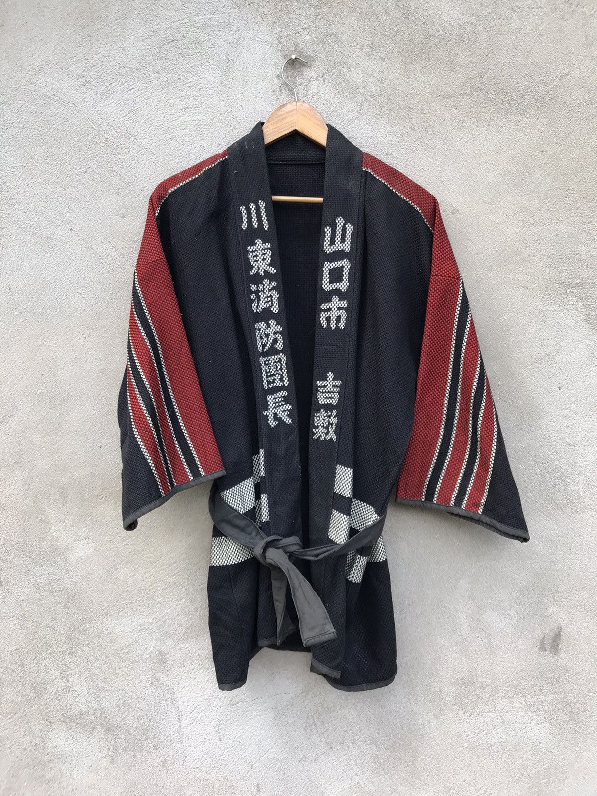 Vintage RARE VINTAGE 50s KIMONO FIREMAN SASHIKO BORO JACKET Size US L / EU 52-54 / 3 - 12 Thumbnail