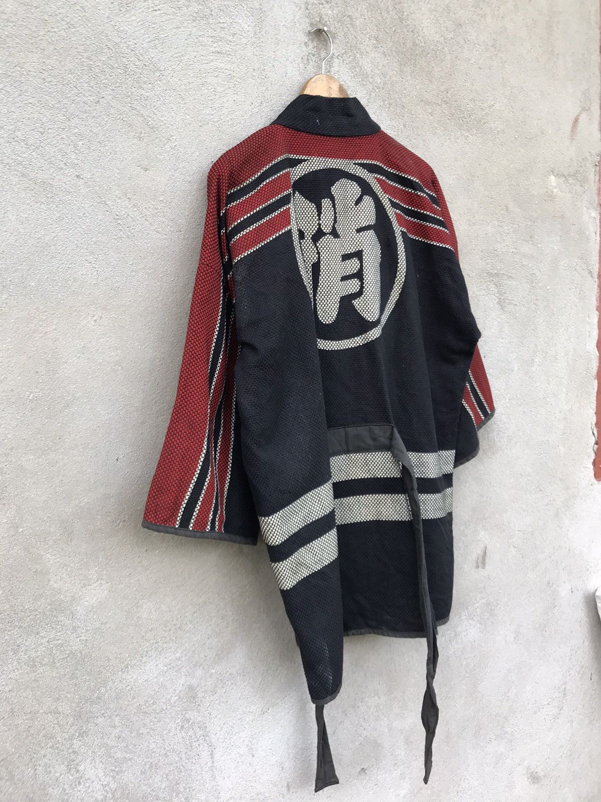 Vintage RARE VINTAGE 50s KIMONO FIREMAN SASHIKO BORO JACKET Size US L / EU 52-54 / 3 - 6 Thumbnail